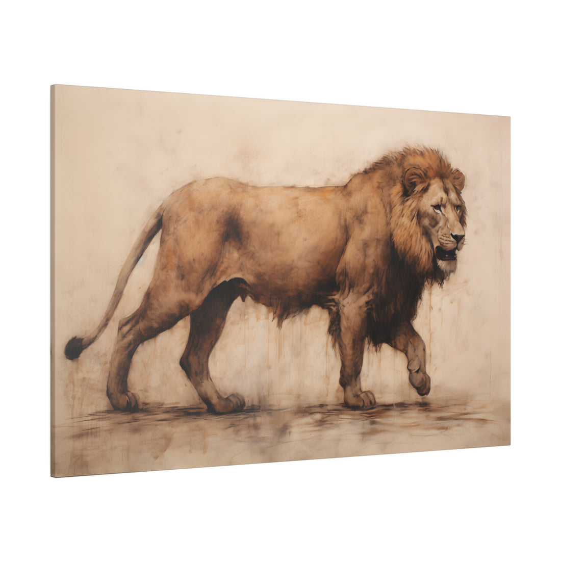 .75" Matte Canvas - Regal Savannah Wanderer