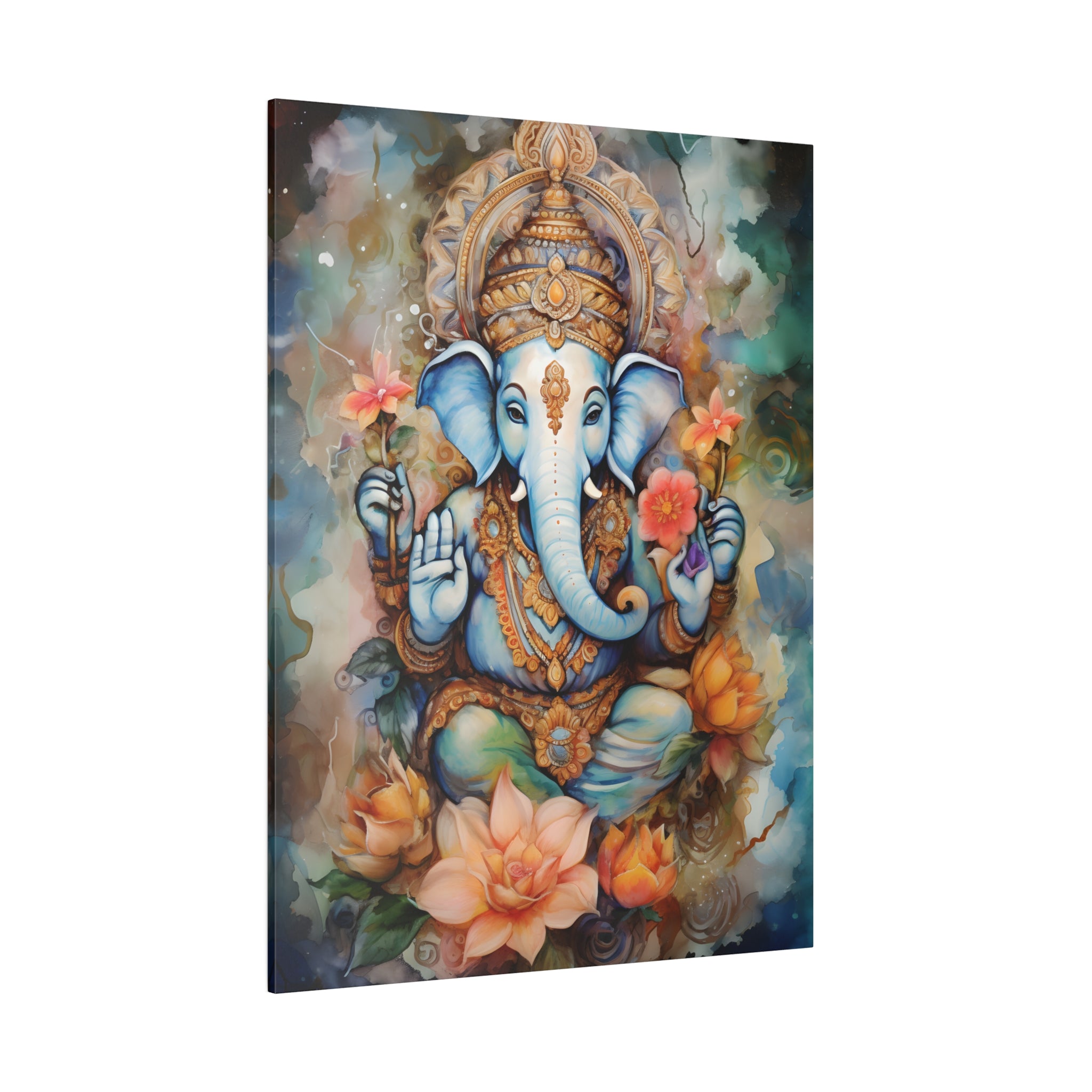 .75" Matte Canvas - Ganesha&
