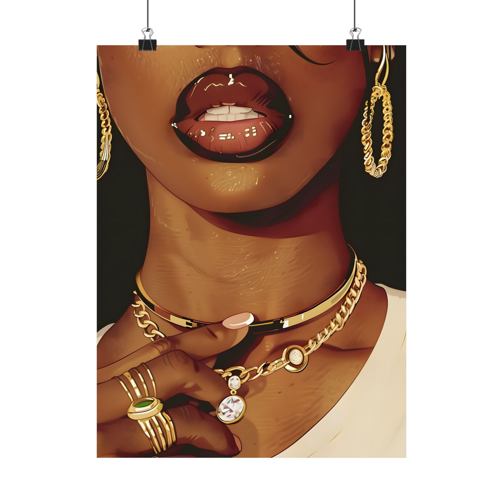 Golden Luxe Confidence Portrait