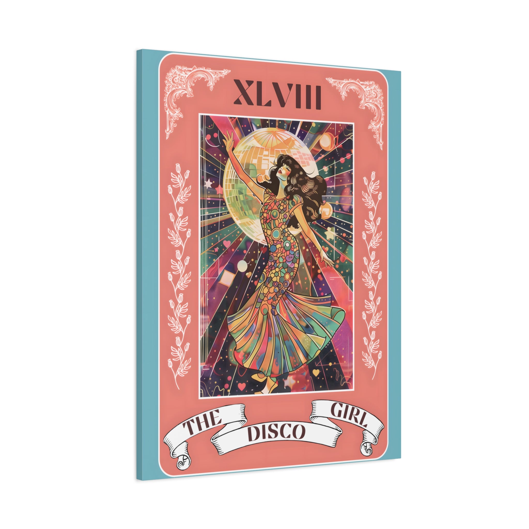 1.25" Matte Canvas - The Disco Girl