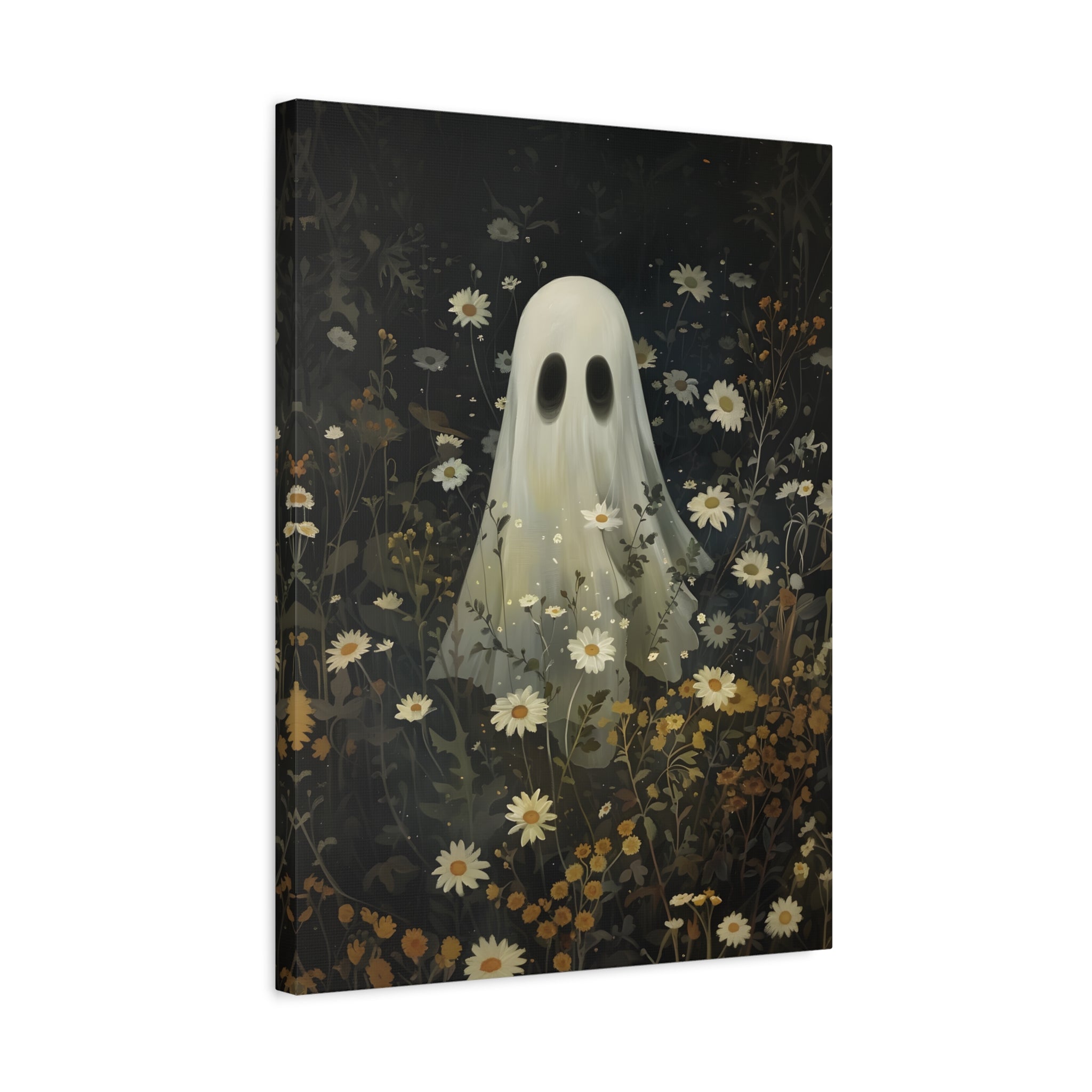 1.25" Matte Canvas - Daisy Meadow Ghost