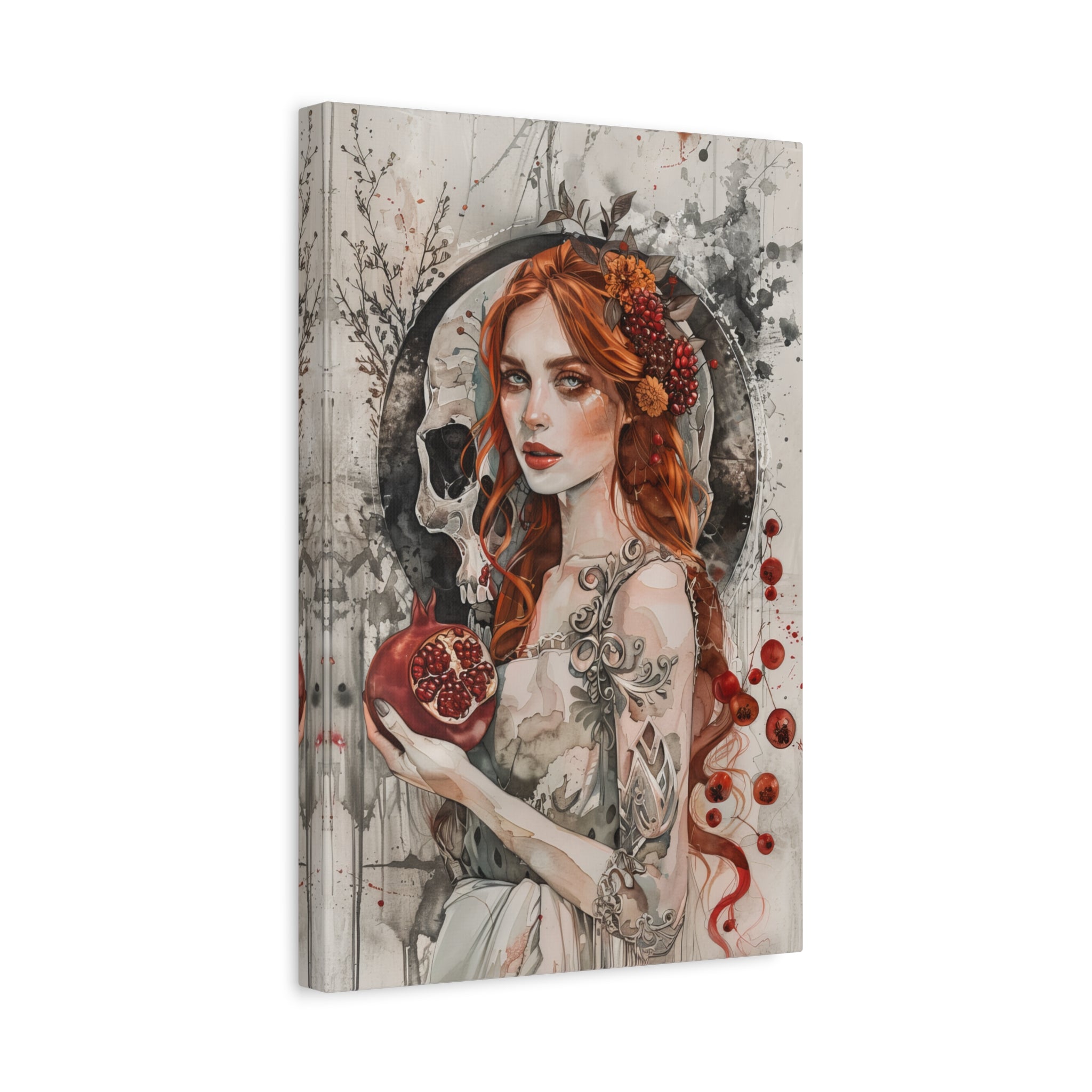 1.25" Matte Canvas - Persephone’s Pomegranate Curse