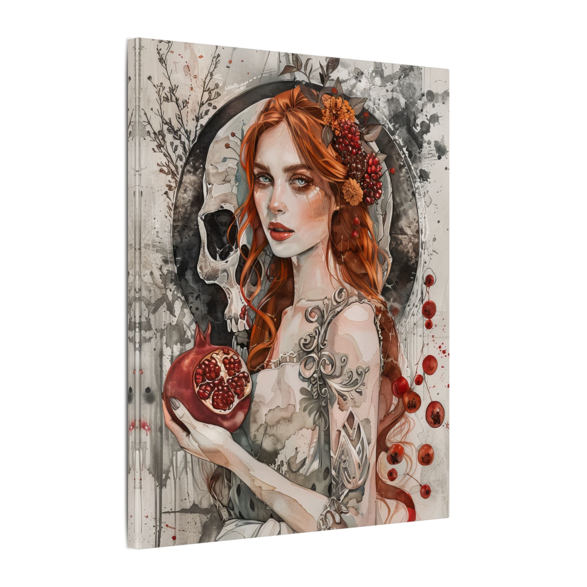 .75" Matte Canvas - Persephone’s Pomegranate Curse