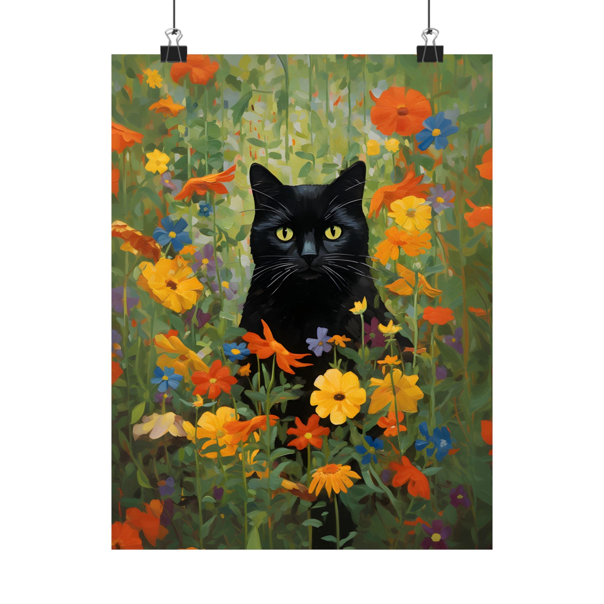Midnight Whiskers in Bloom