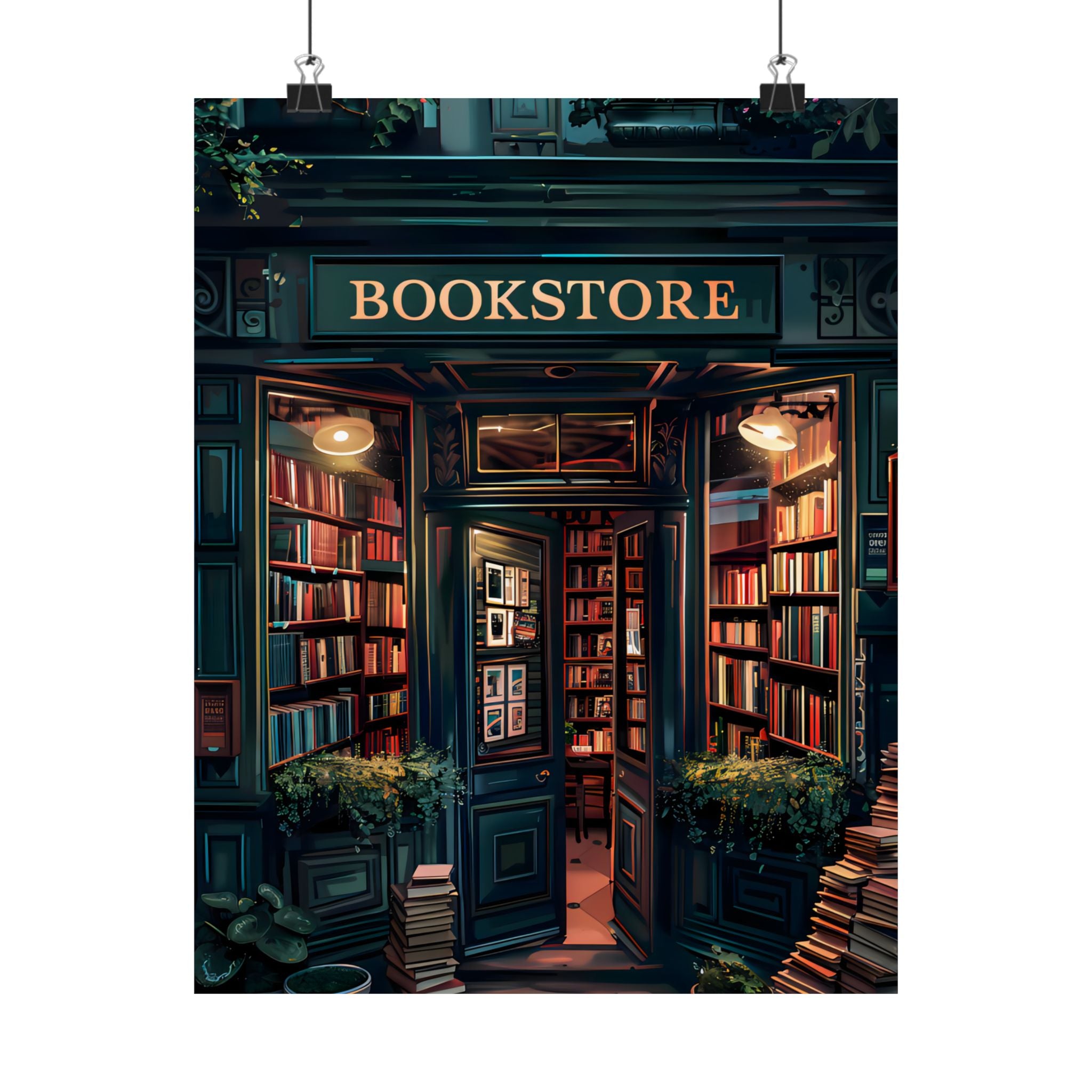 Midnight Bookstore Glow