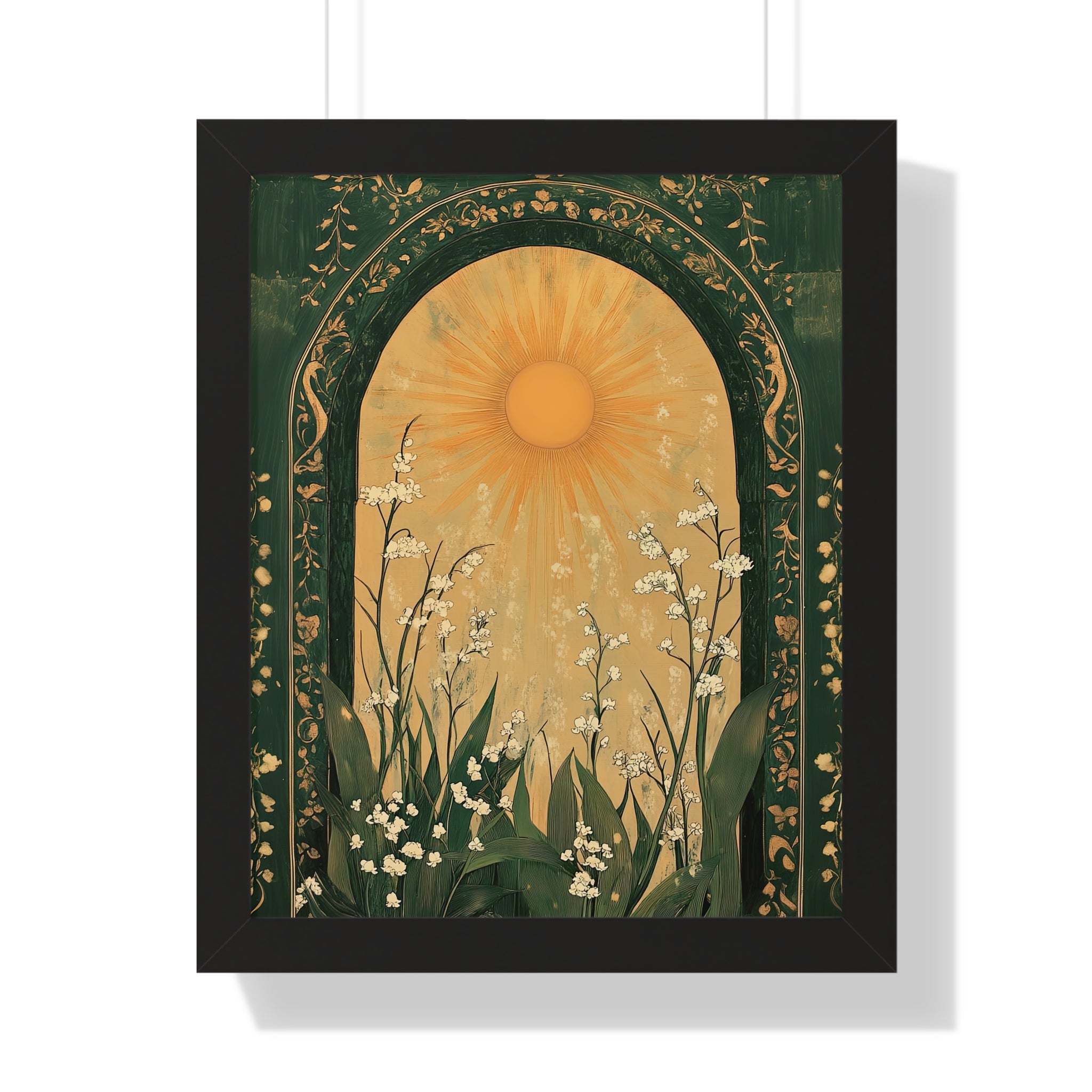 Framed Paper Print - Lily of the Valley Archway