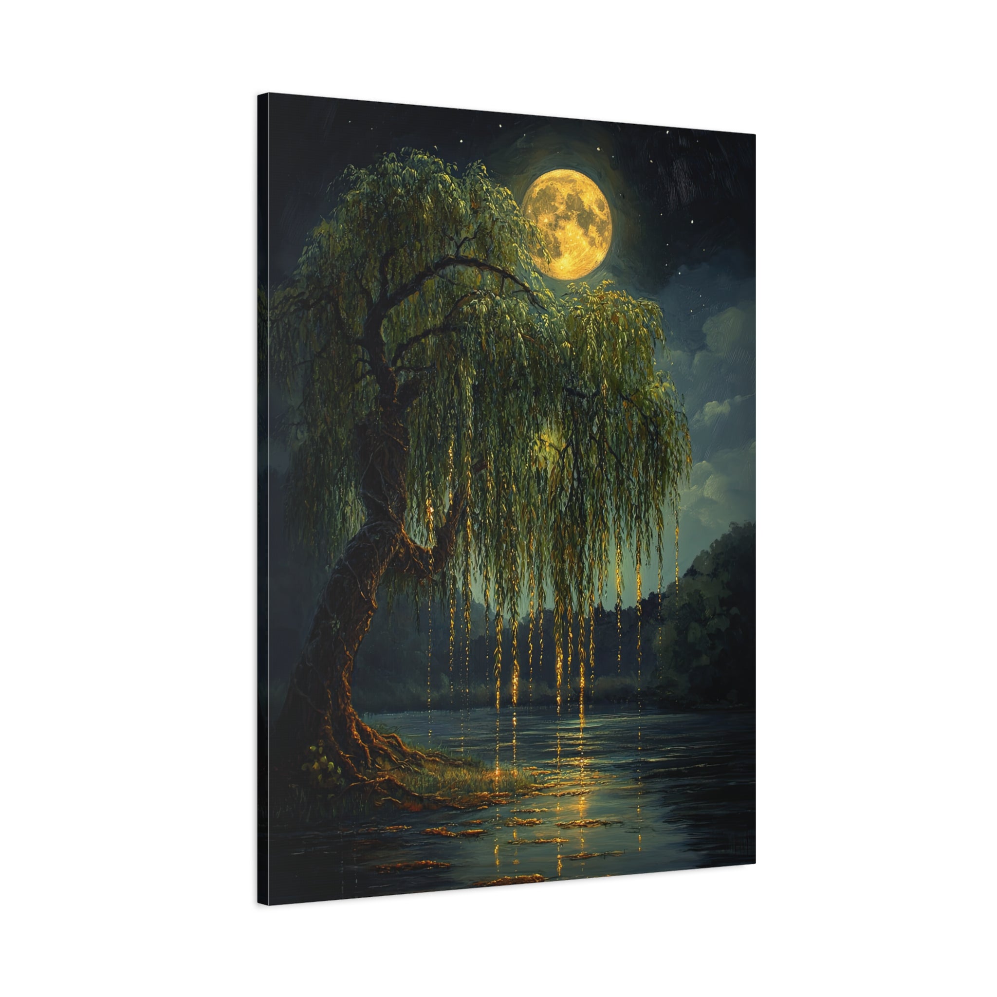 1.25" Matte Canvas - Moonlit Willow Glow