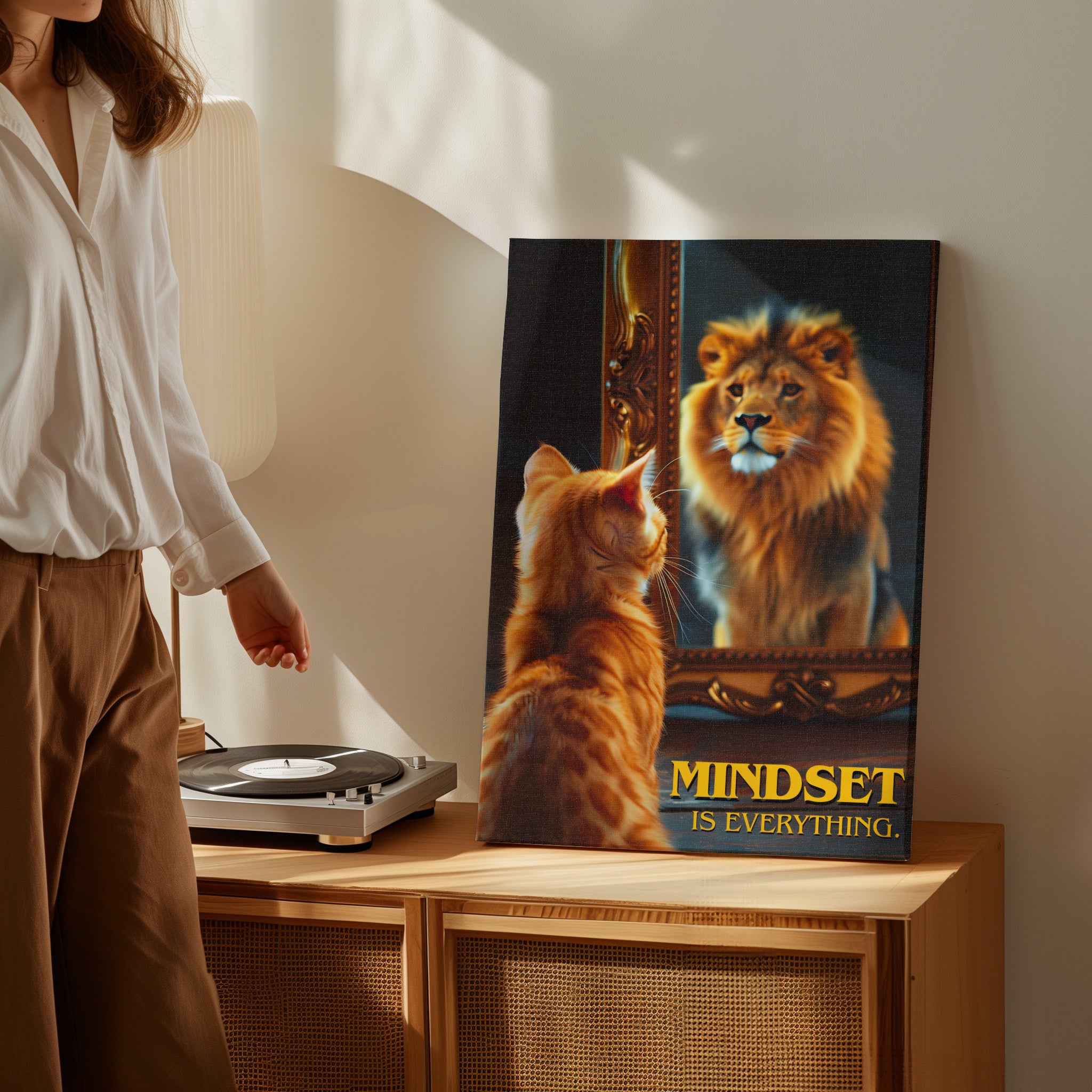 .75" Matte Canvas - Cat&