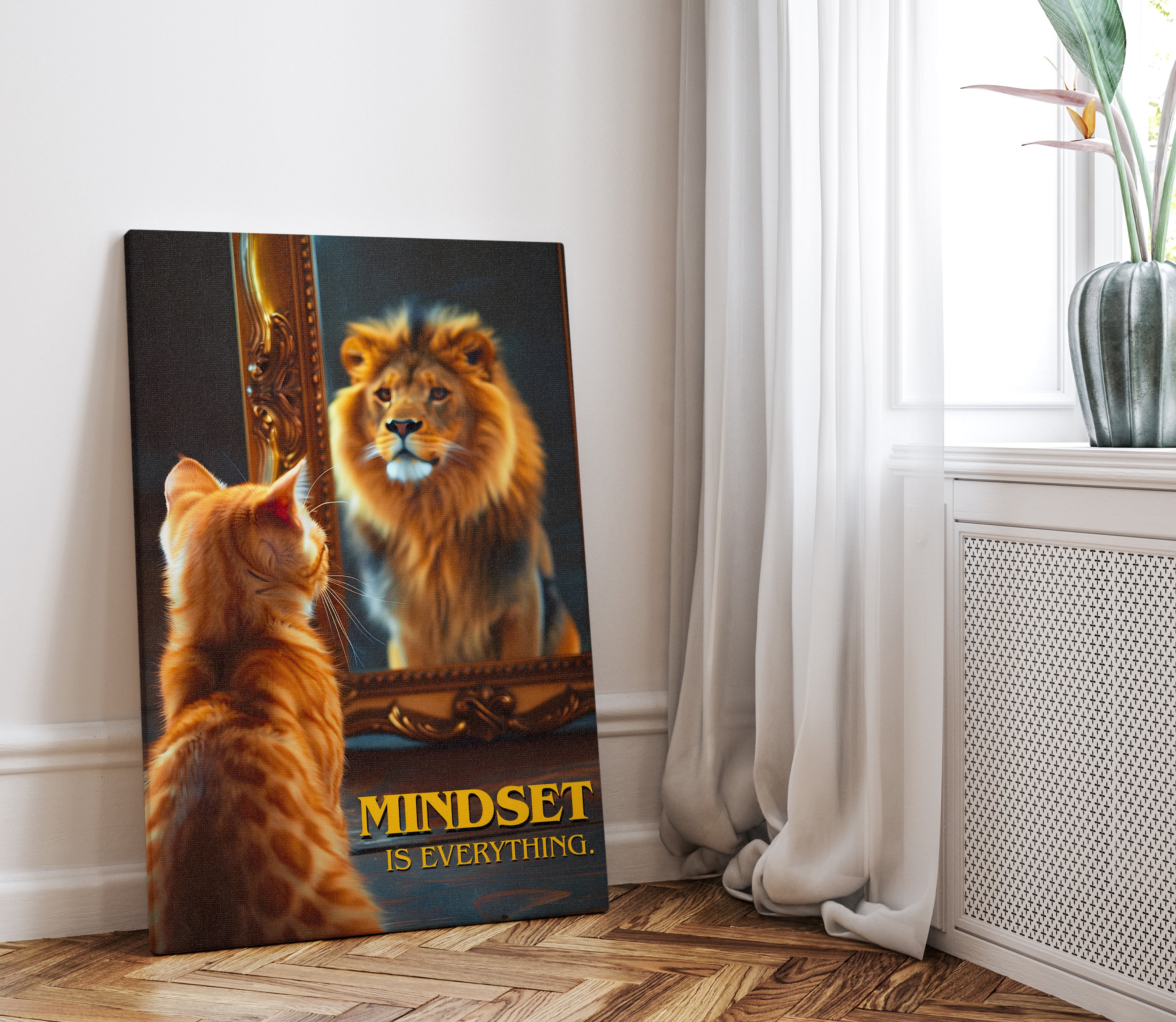 .75" Matte Canvas - Cat&