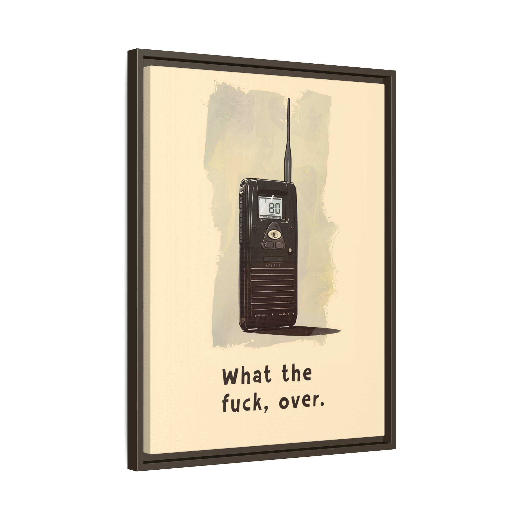 Framed Canvas - Walkie Talkie WTF Moment
