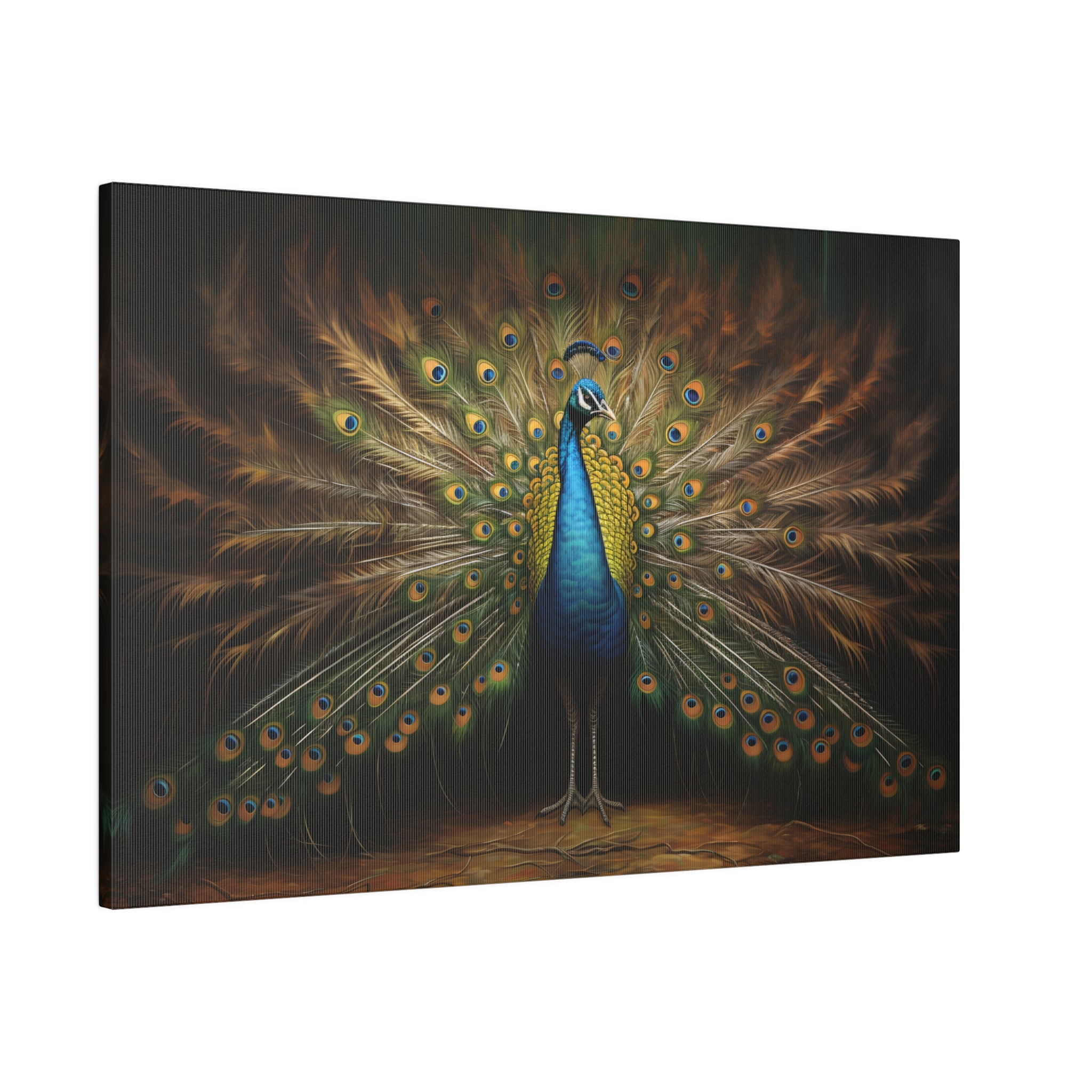 .75" Matte Canvas - Regal Plumage Twilight