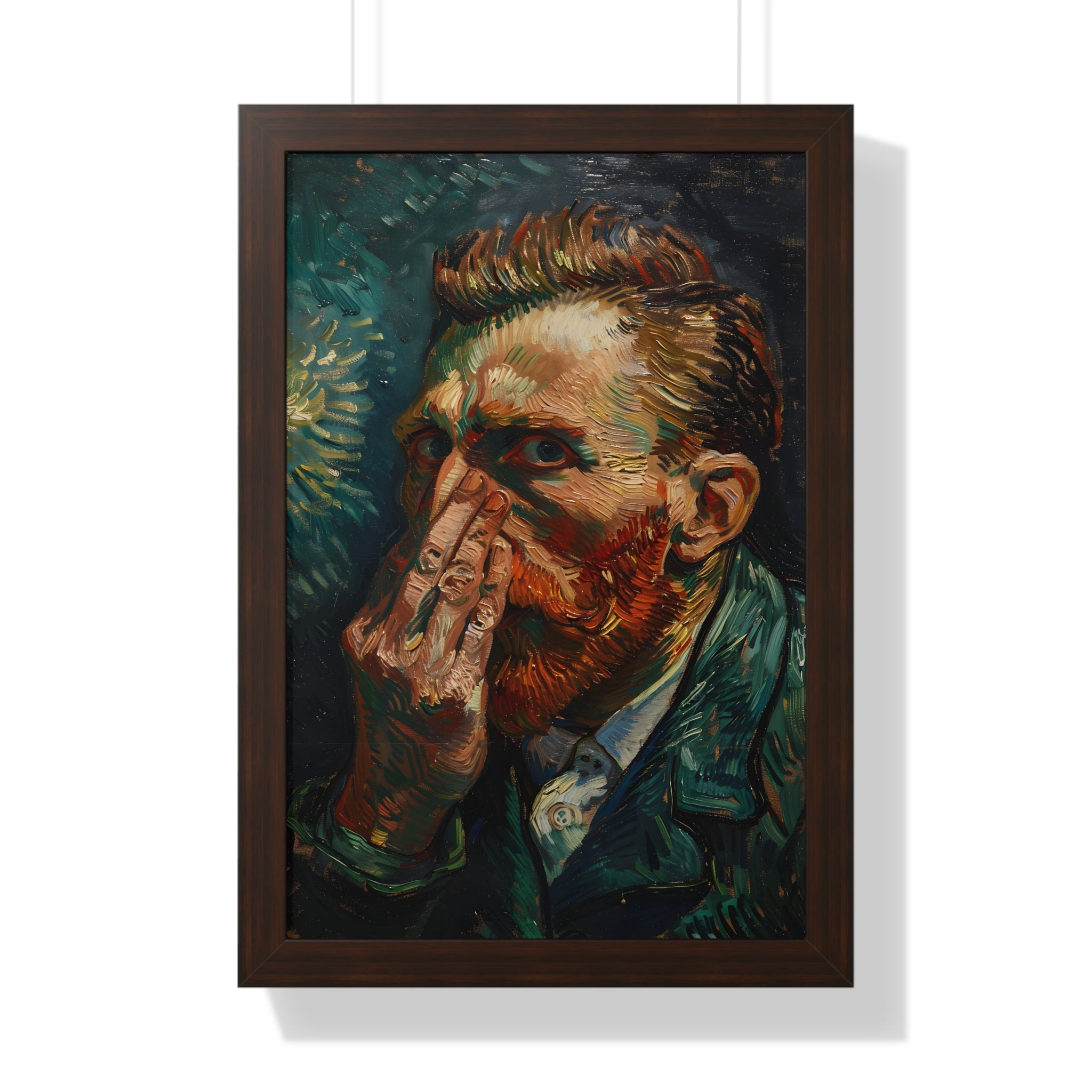 Framed Paper Print - Van Gogh Stinky Glare