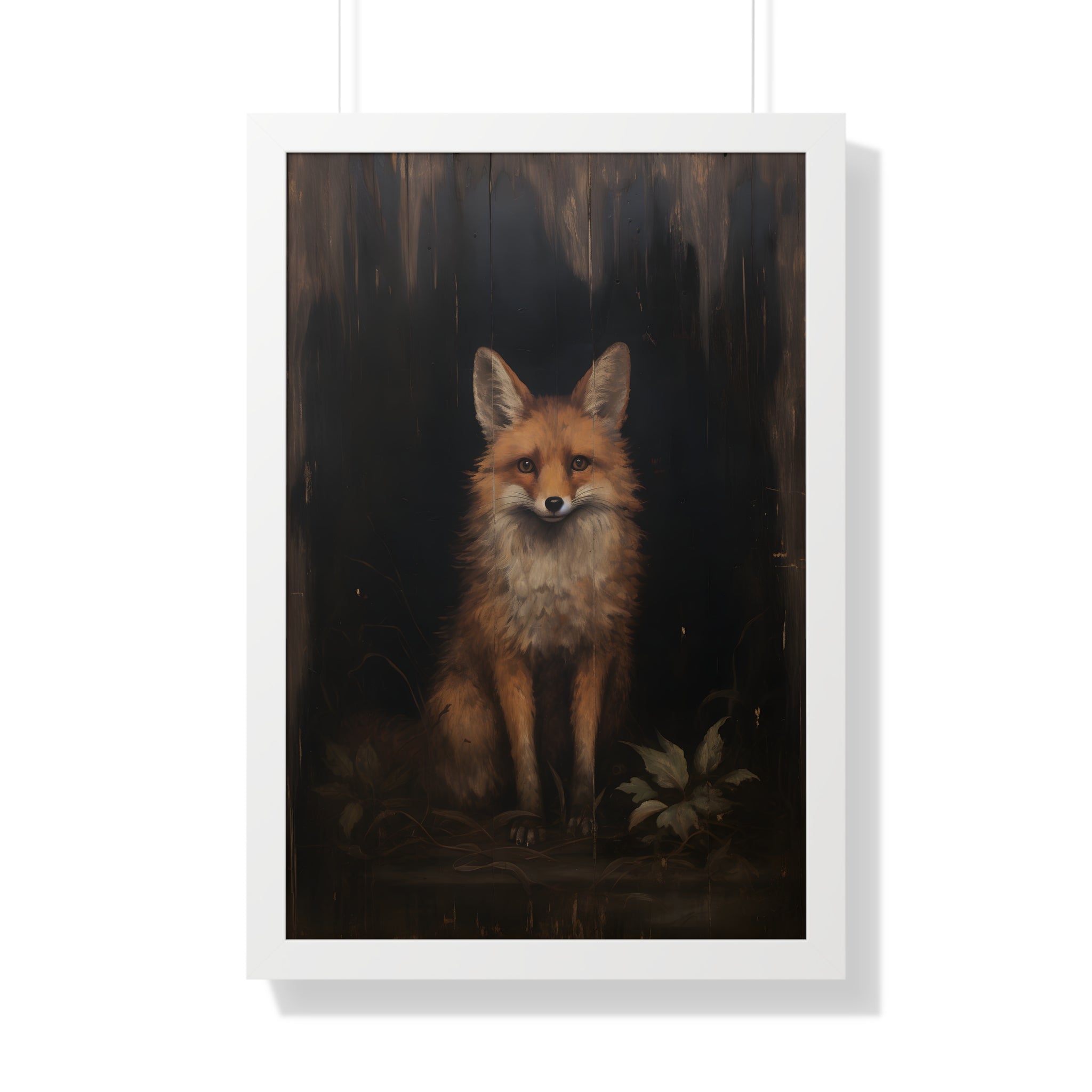 Framed Paper Print - Mystical Fox Gaze