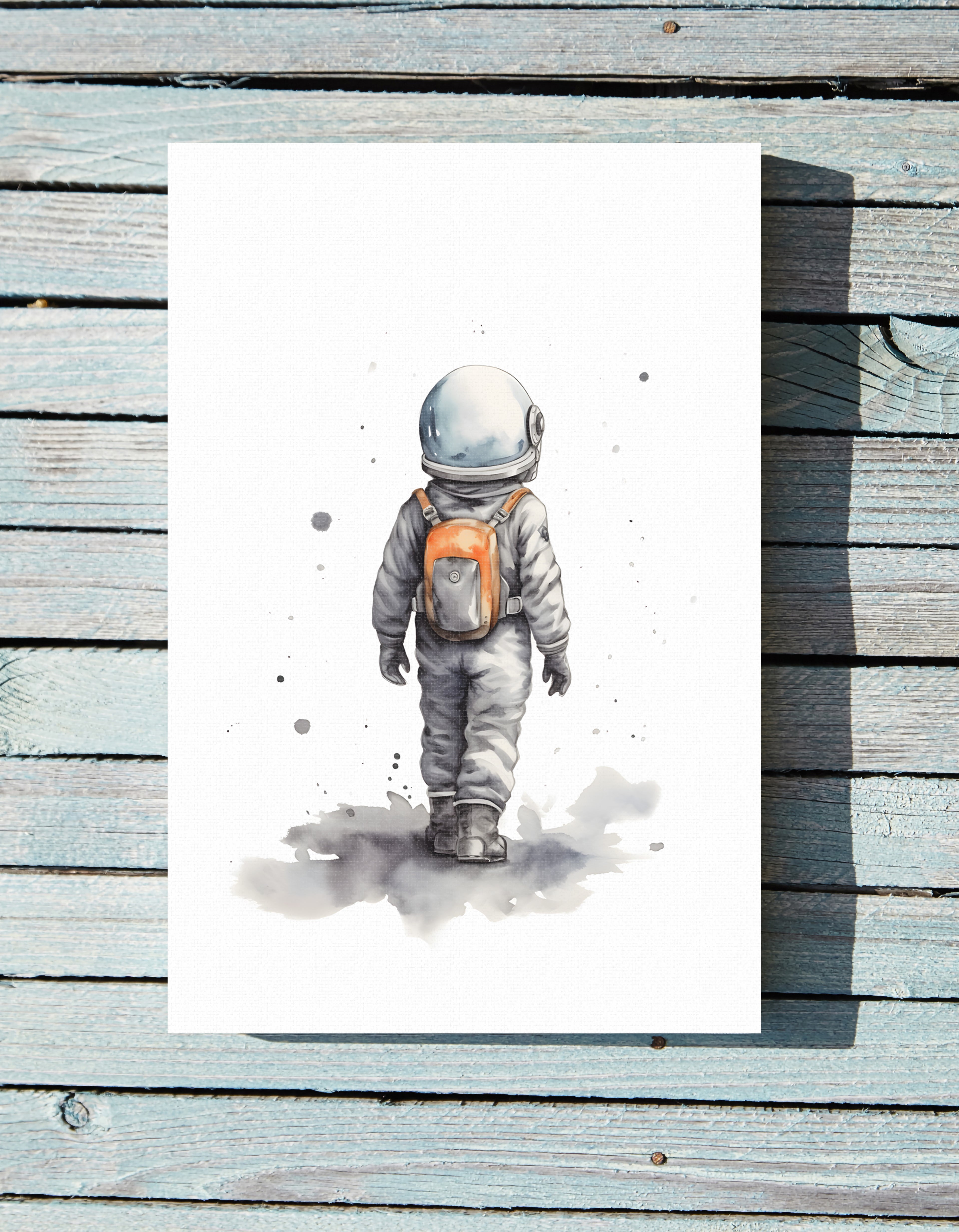 .75" Matte Canvas - Backpack to the Stars