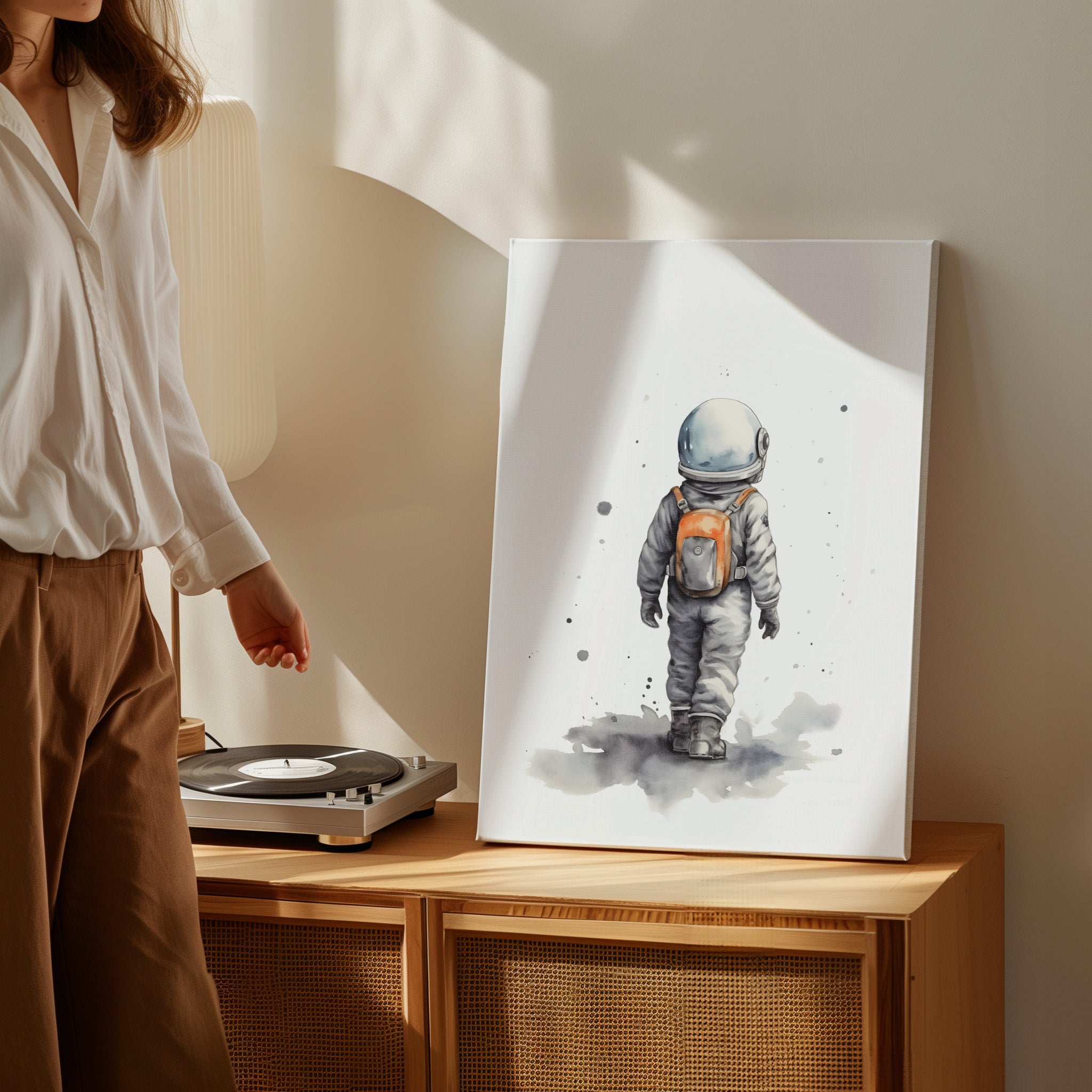 .75" Matte Canvas - Backpack to the Stars