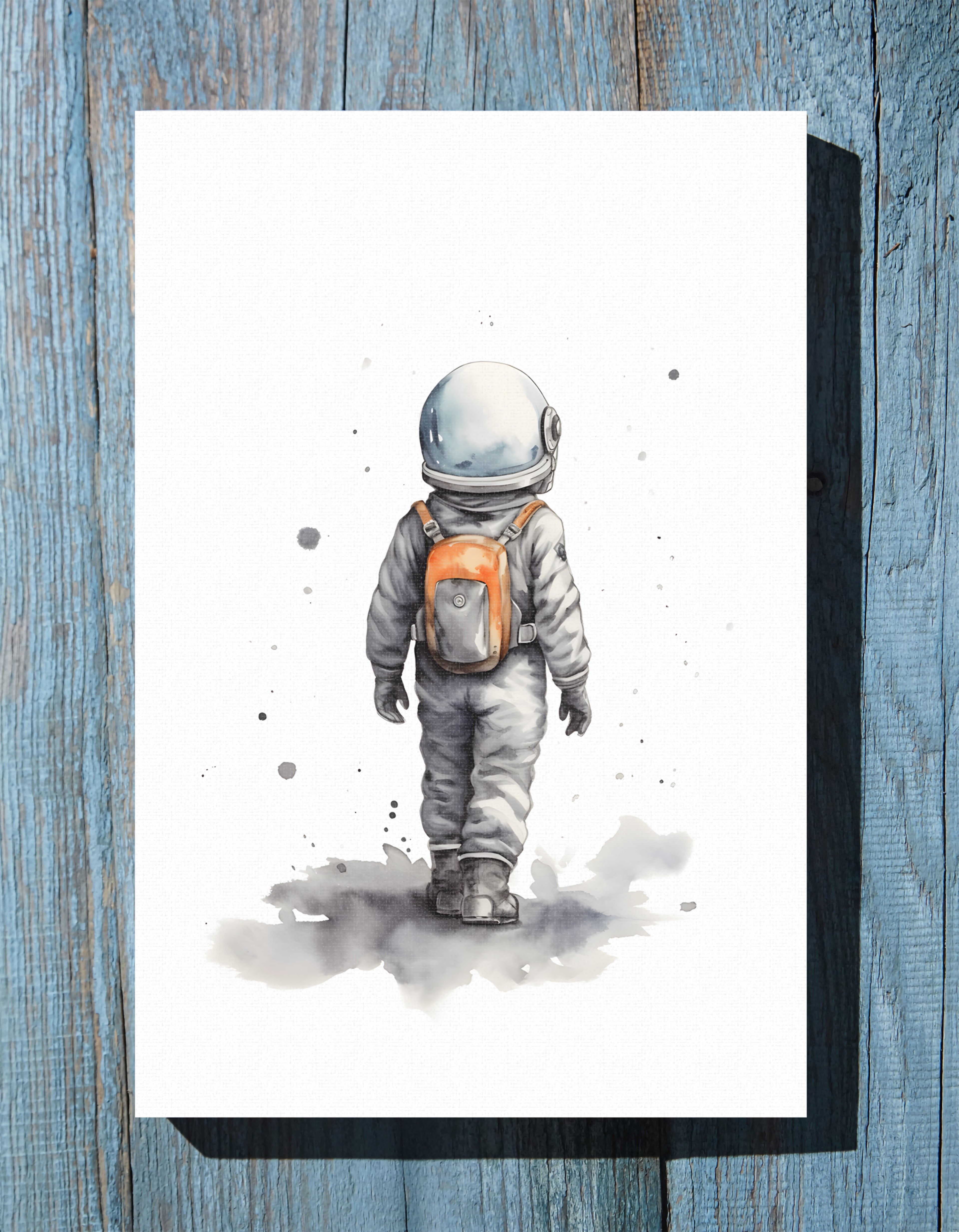 .75" Matte Canvas - Backpack to the Stars