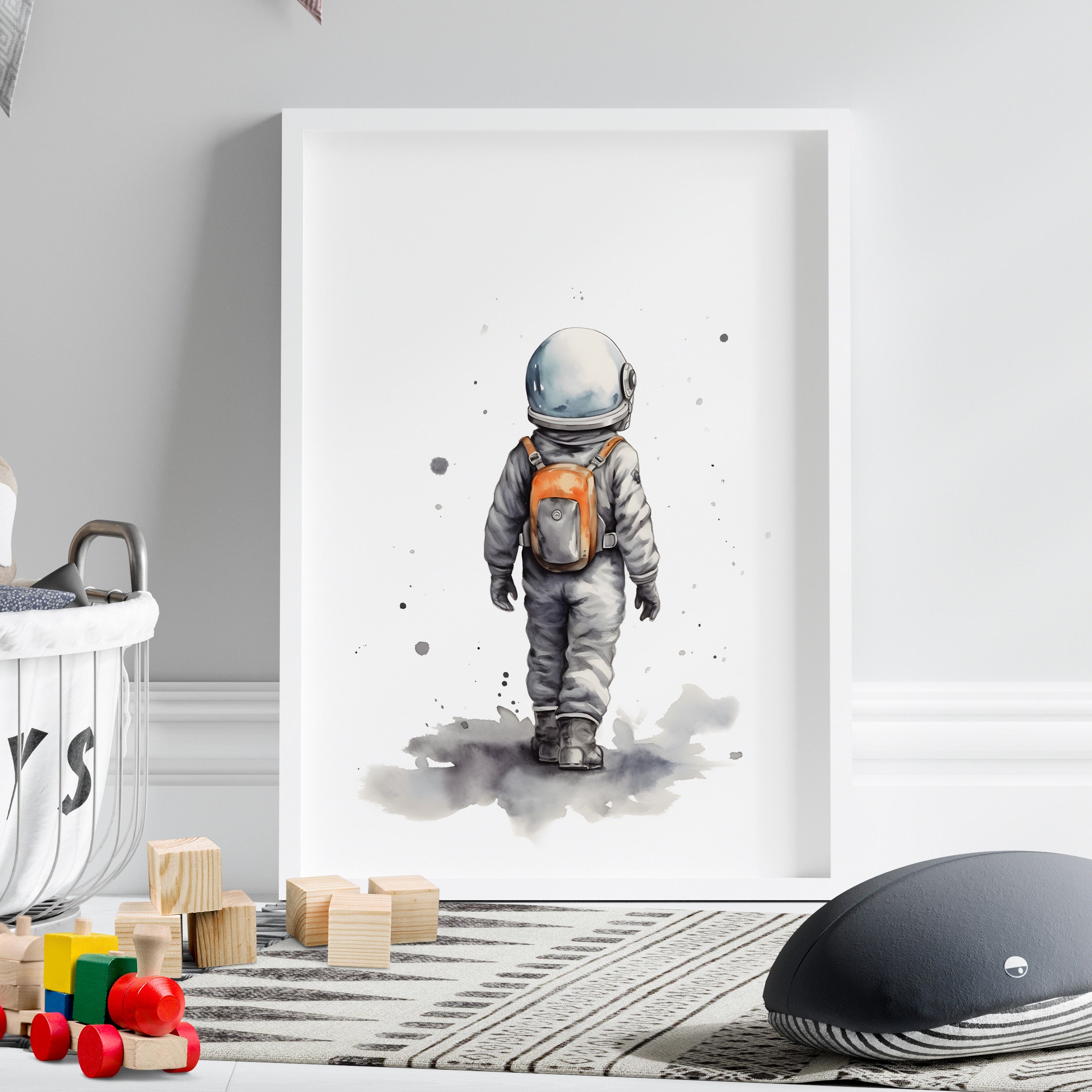 Framed Paper Print - Backpack to the Stars