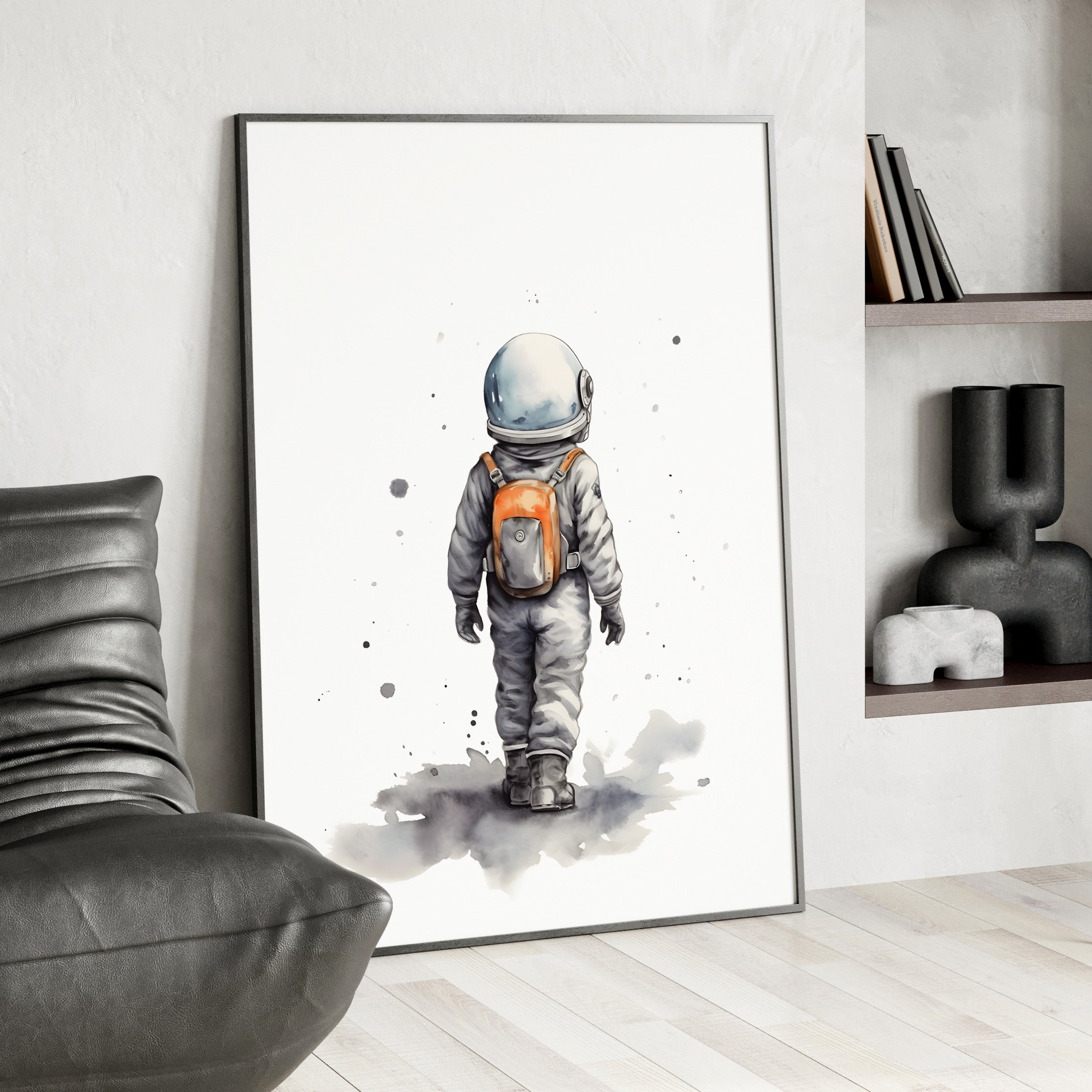 Framed Paper Print - Backpack to the Stars