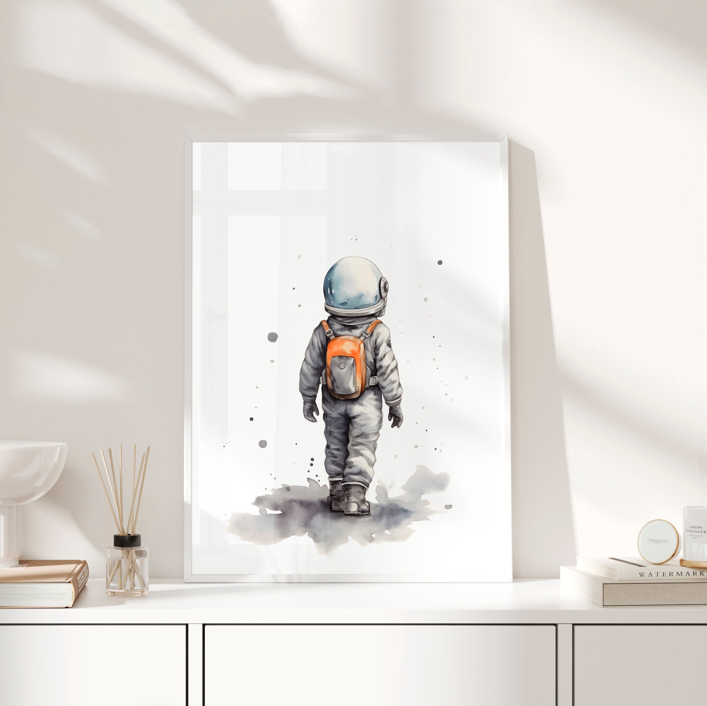 Framed Paper Print - Backpack to the Stars