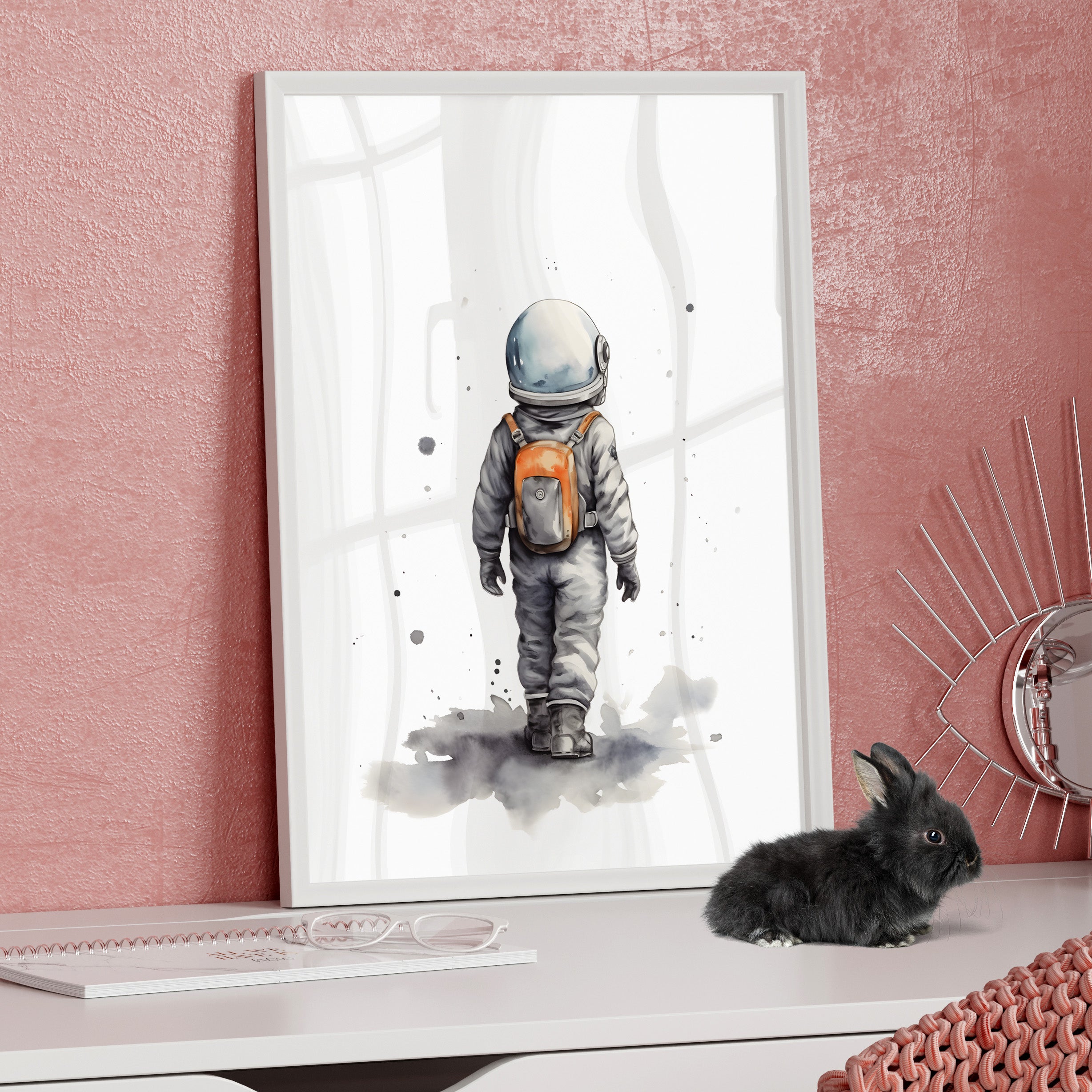Framed Paper Print - Backpack to the Stars