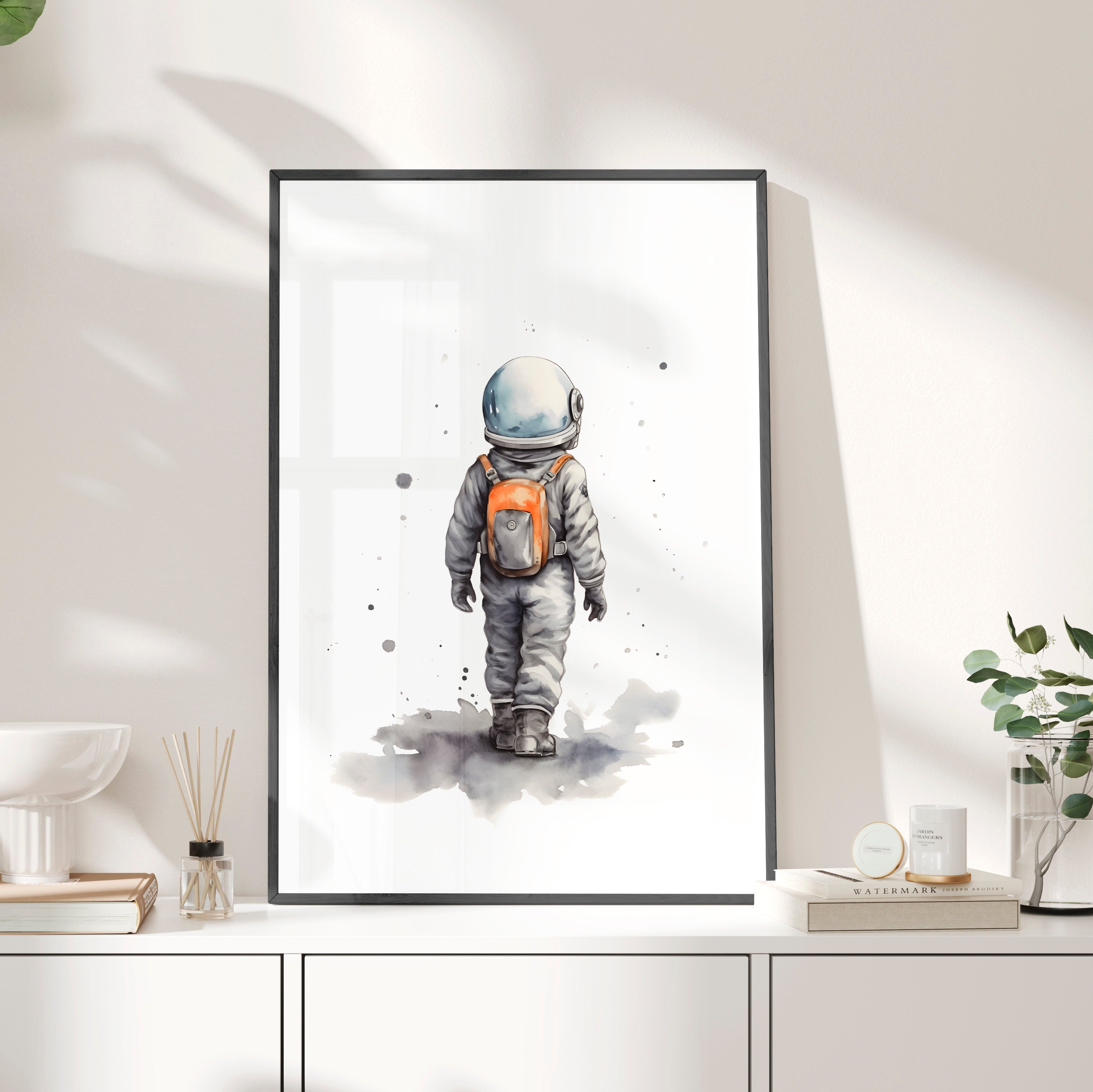 Framed Paper Print - Backpack to the Stars