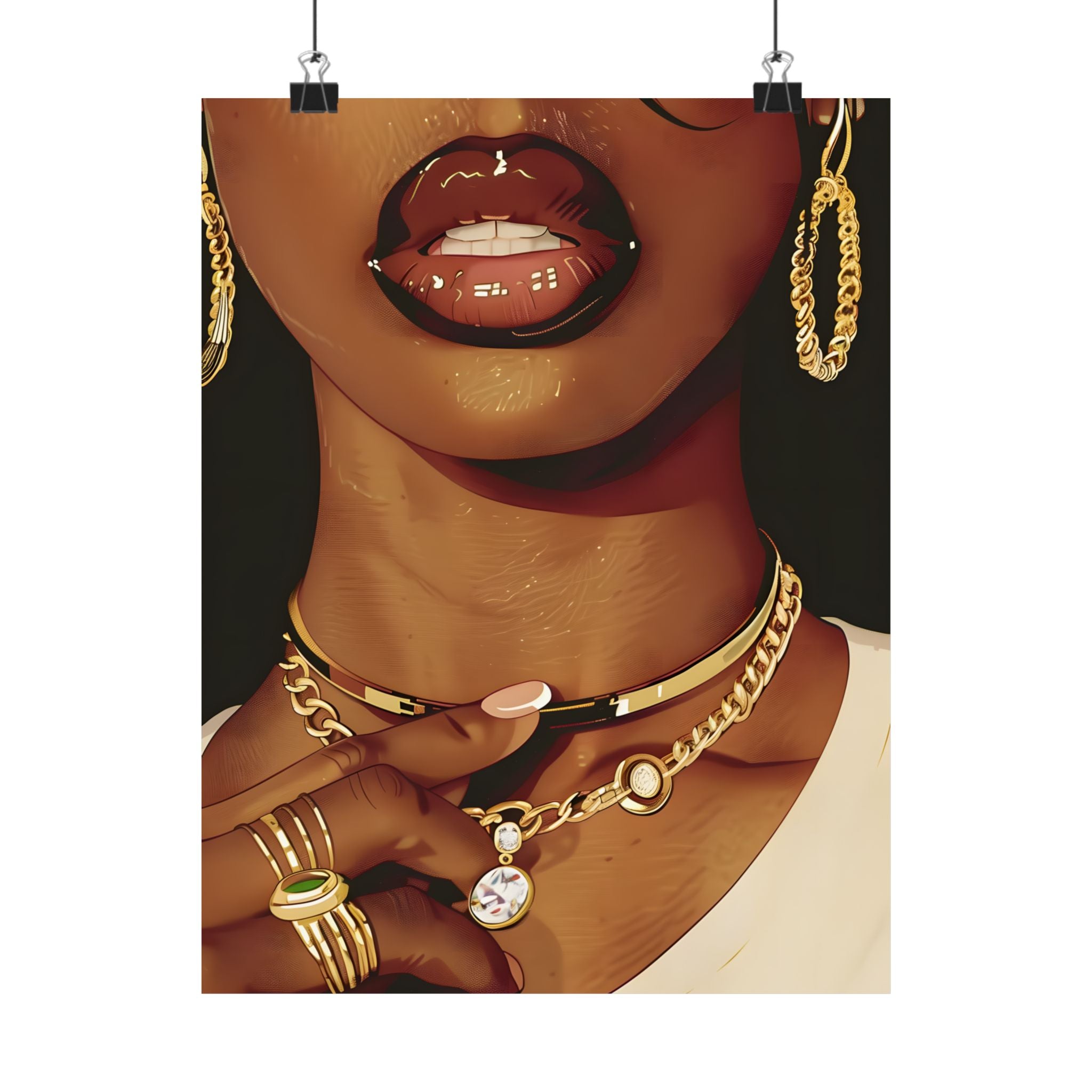 Golden Luxe Confidence Portrait