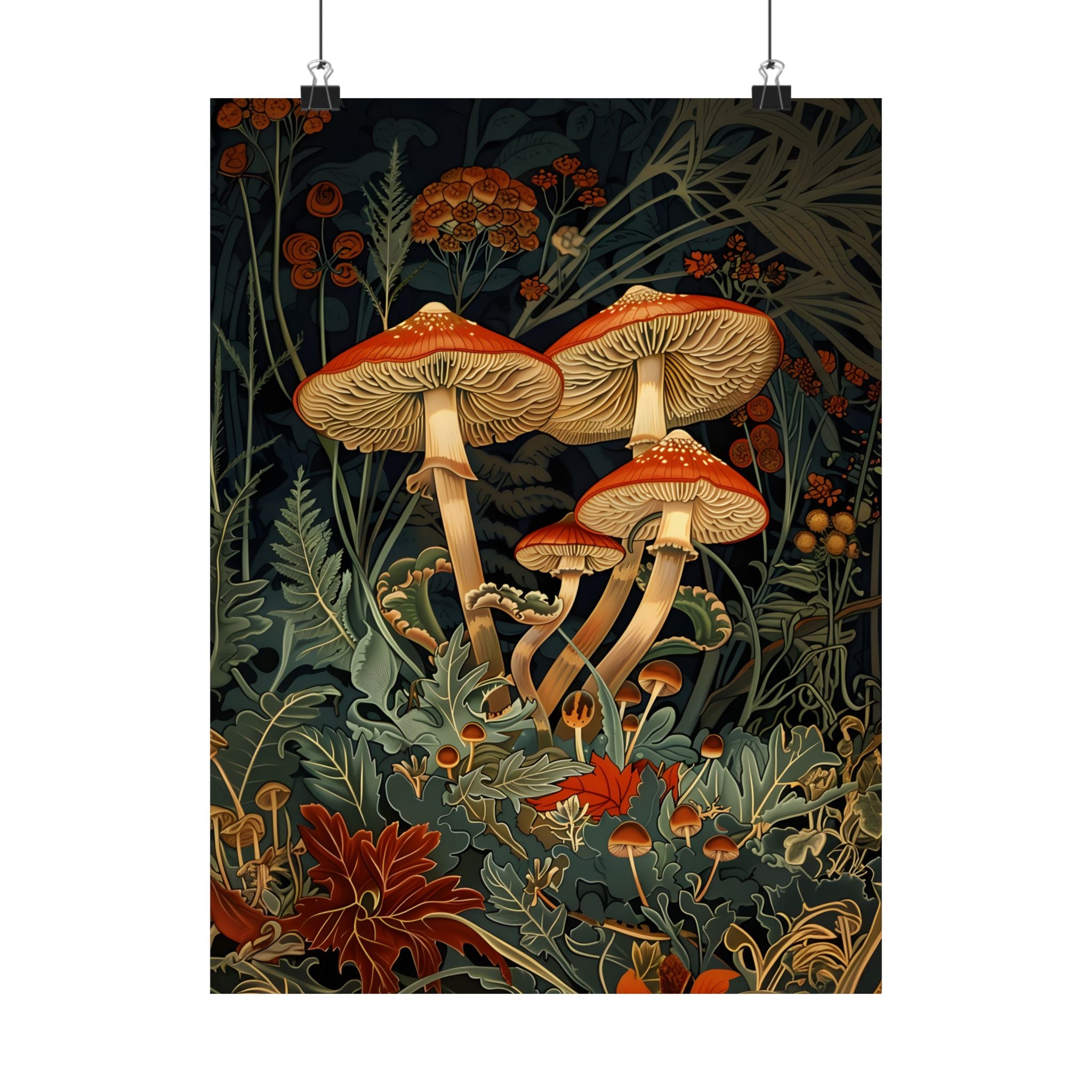Elegant Mushroom Reverie