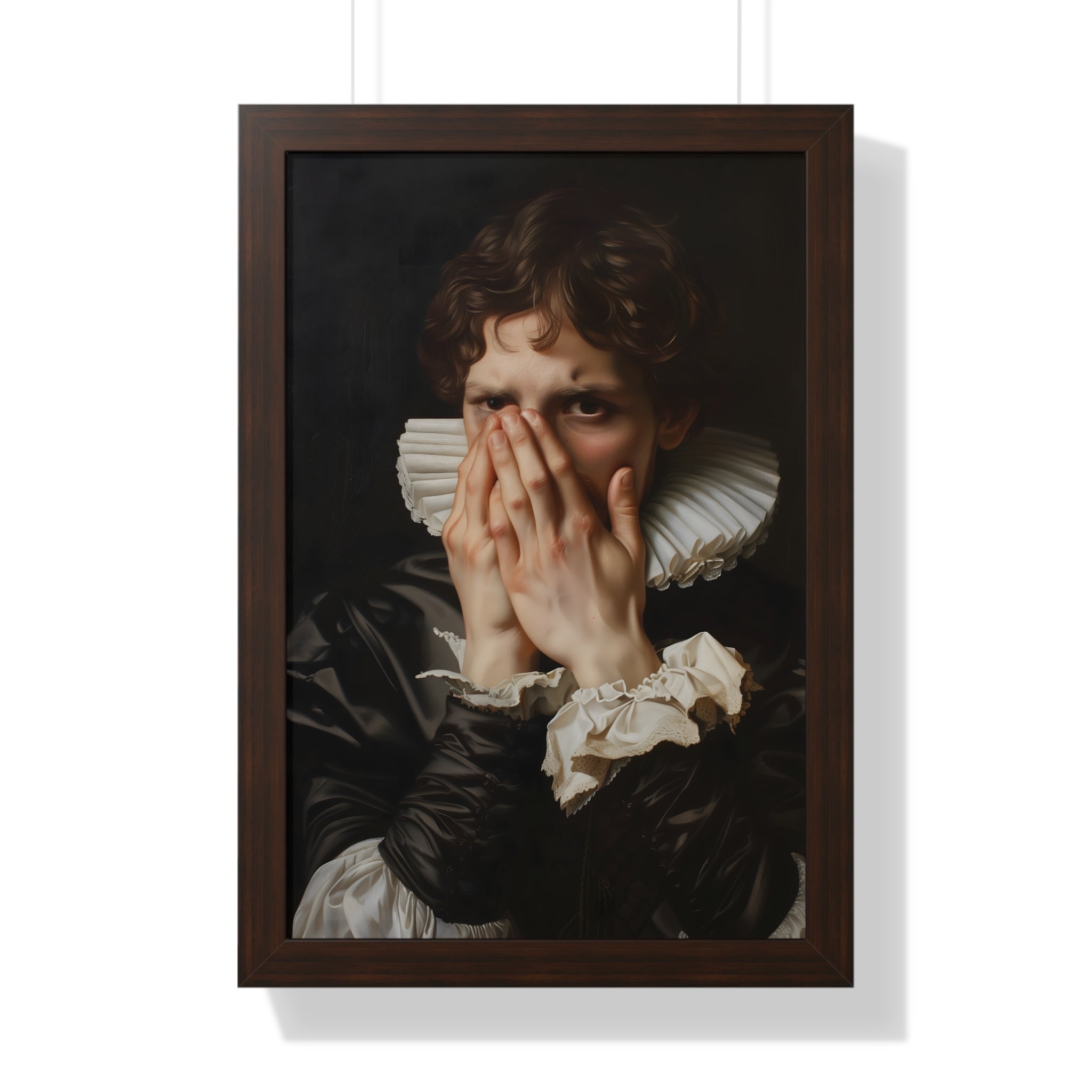 Framed Paper Print - The Foul Flush Reaction