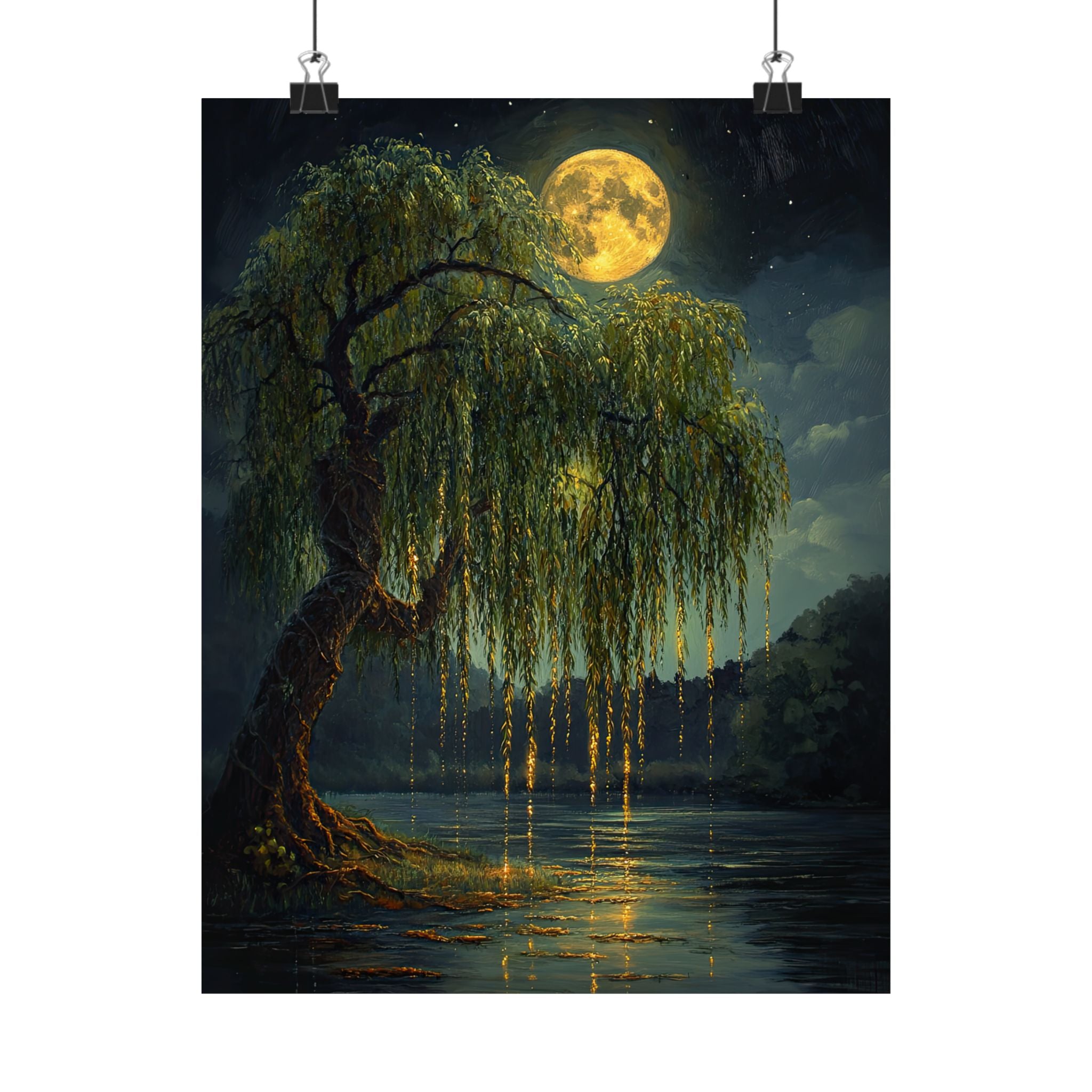 Moonlit Willow Glow