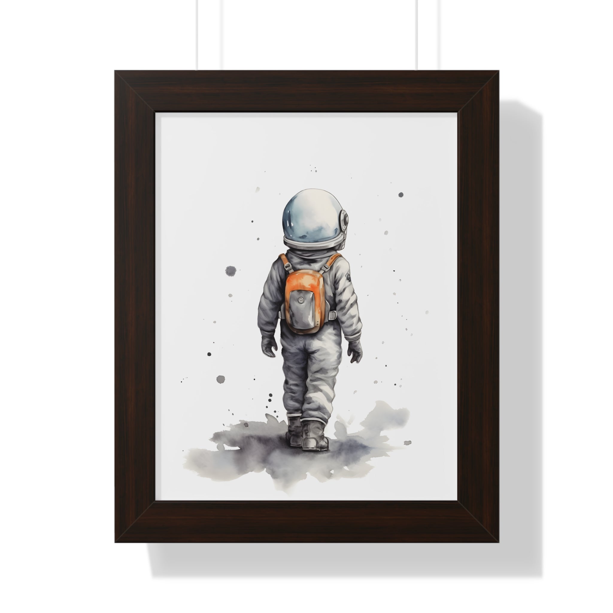 Framed Paper Print - Backpack to the Stars