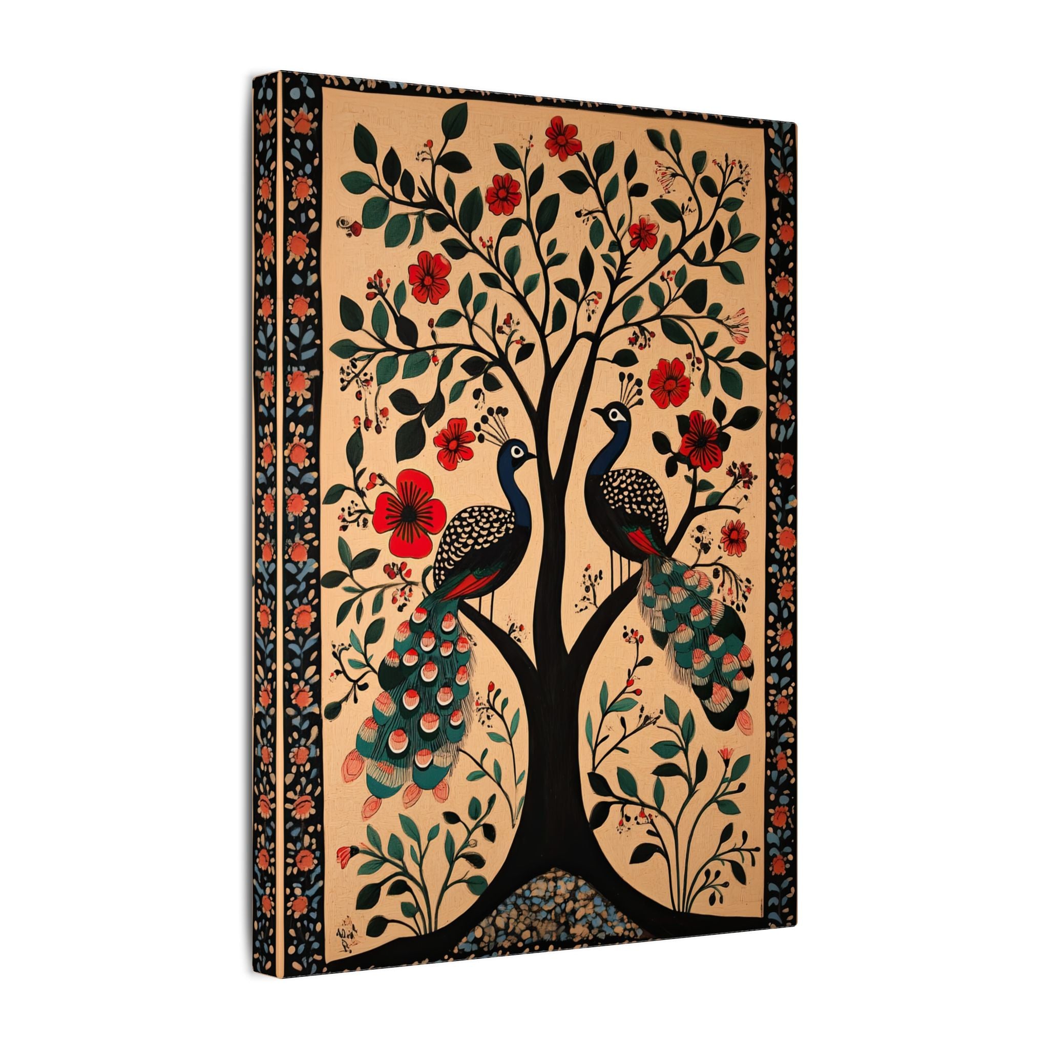 .75" Matte Canvas - Lovers Under Blooming Canopy