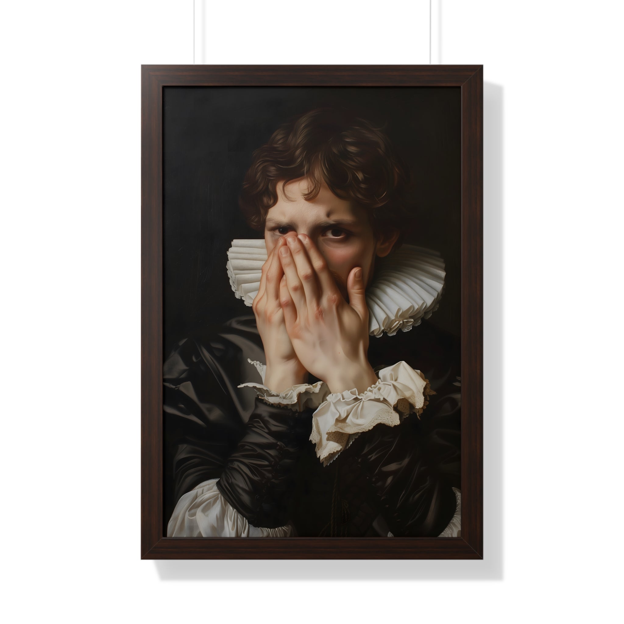 Framed Paper Print - The Foul Flush Reaction