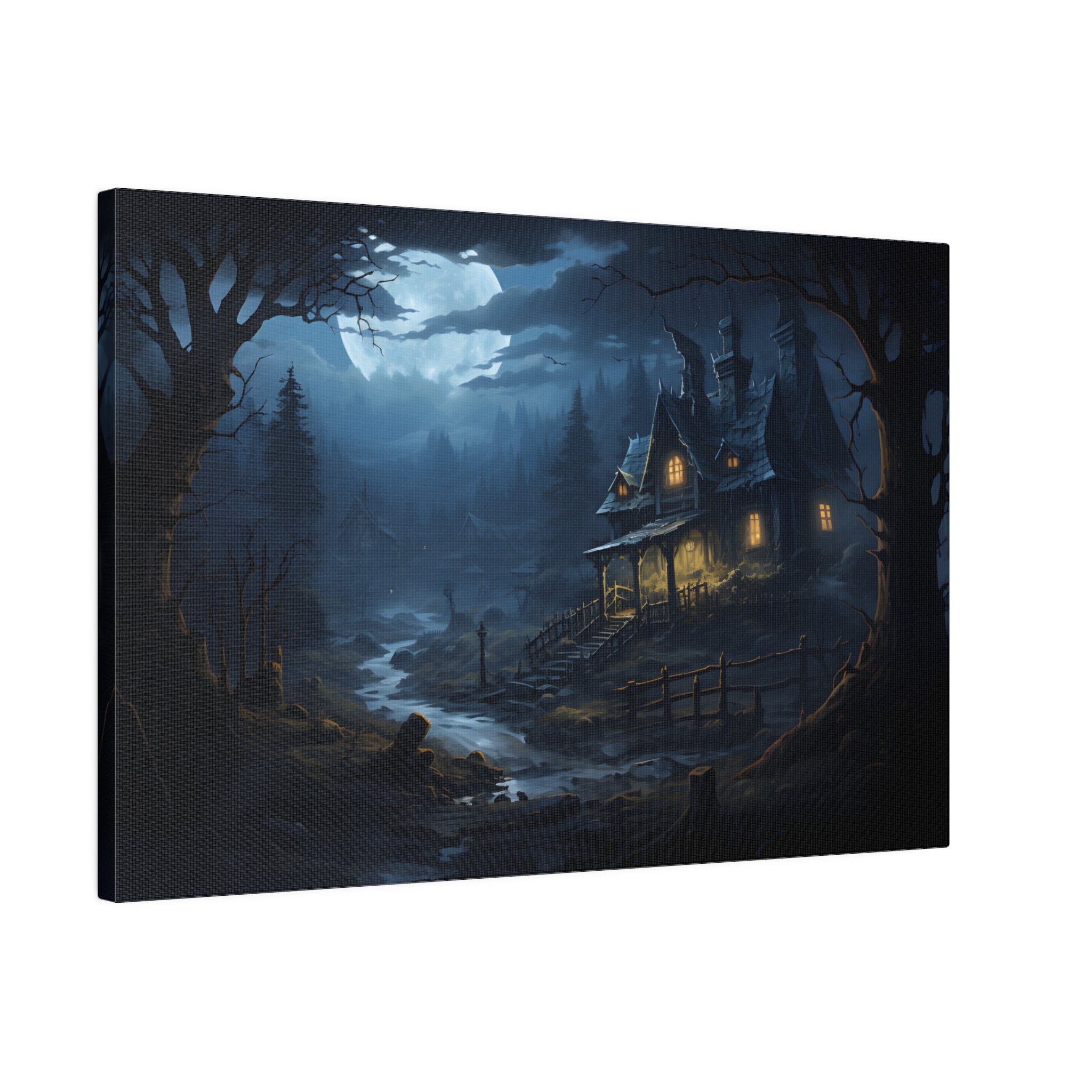 .75" Matte Canvas - Moonlit Whispers of Whimsigoth