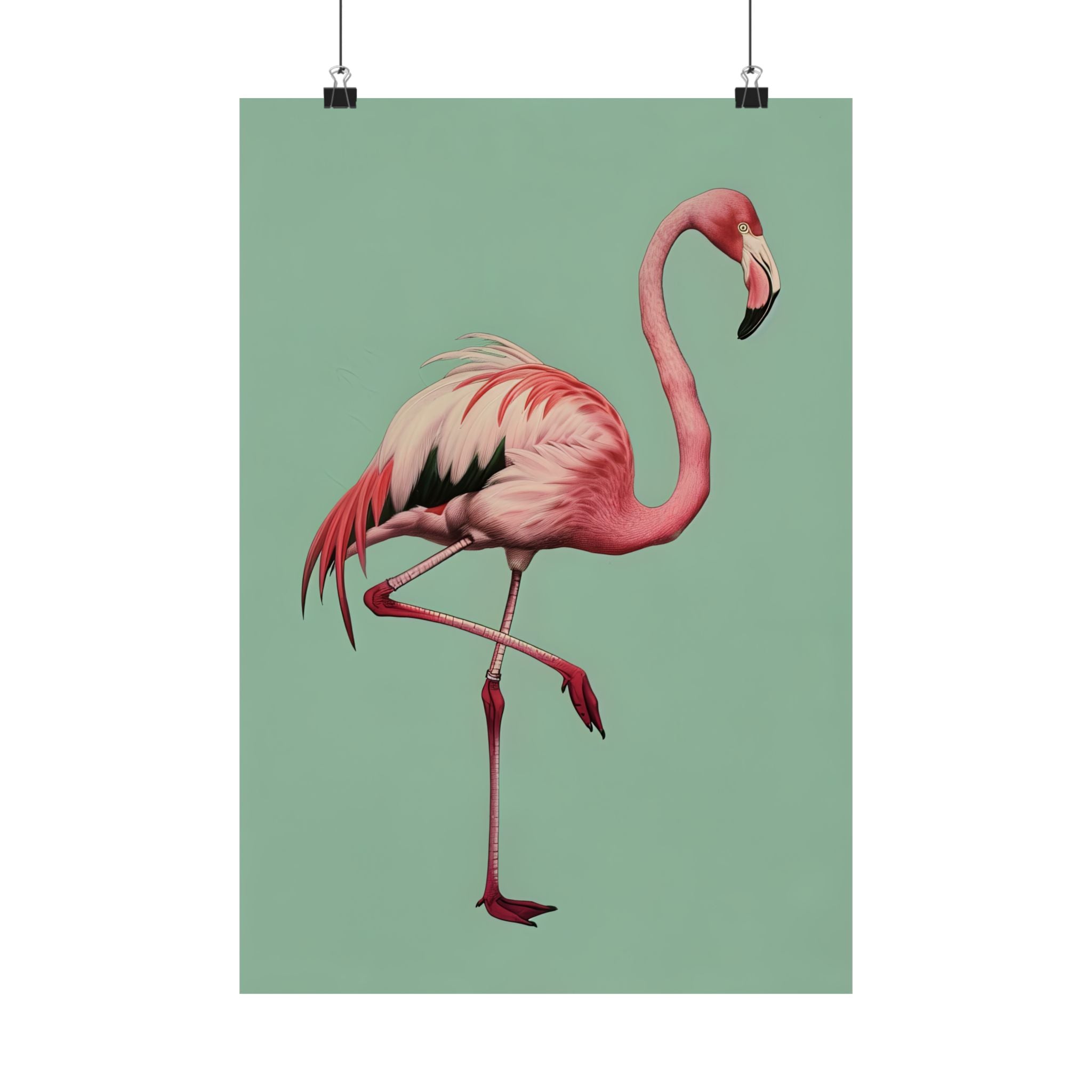 Pink Flamingo Tropical