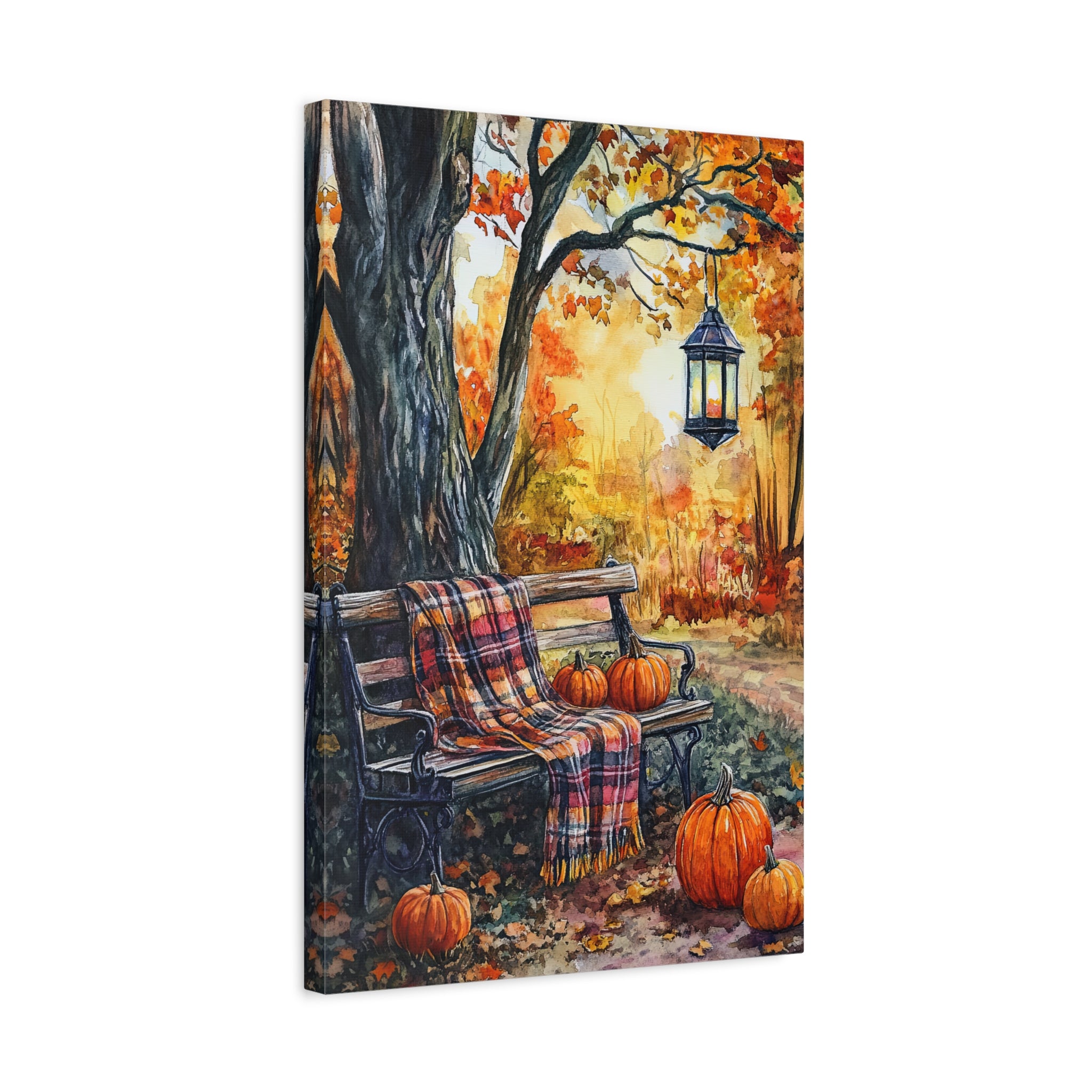 1.25" Matte Canvas - Golden Pause in Fall