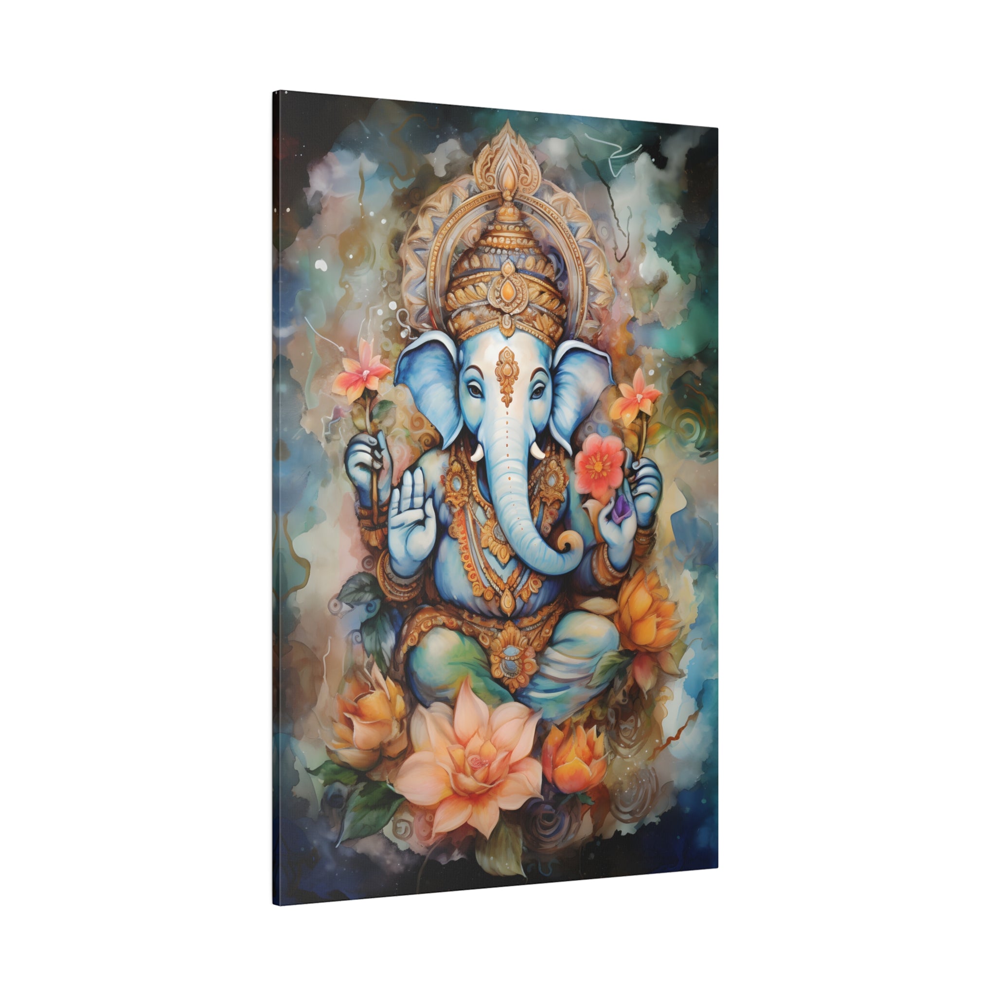 .75" Matte Canvas - Ganesha&