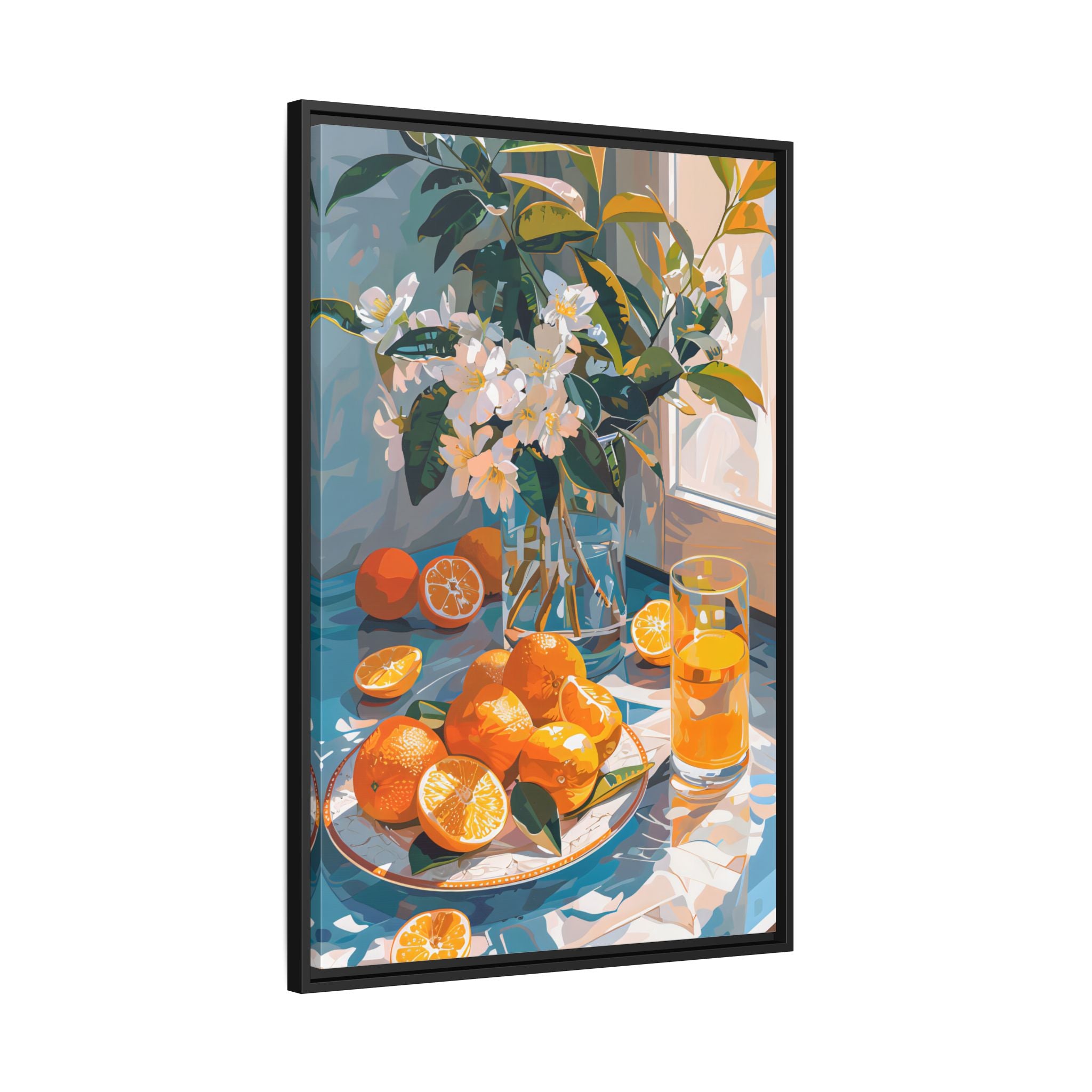 Framed Canvas - Citrus Blossom Morning