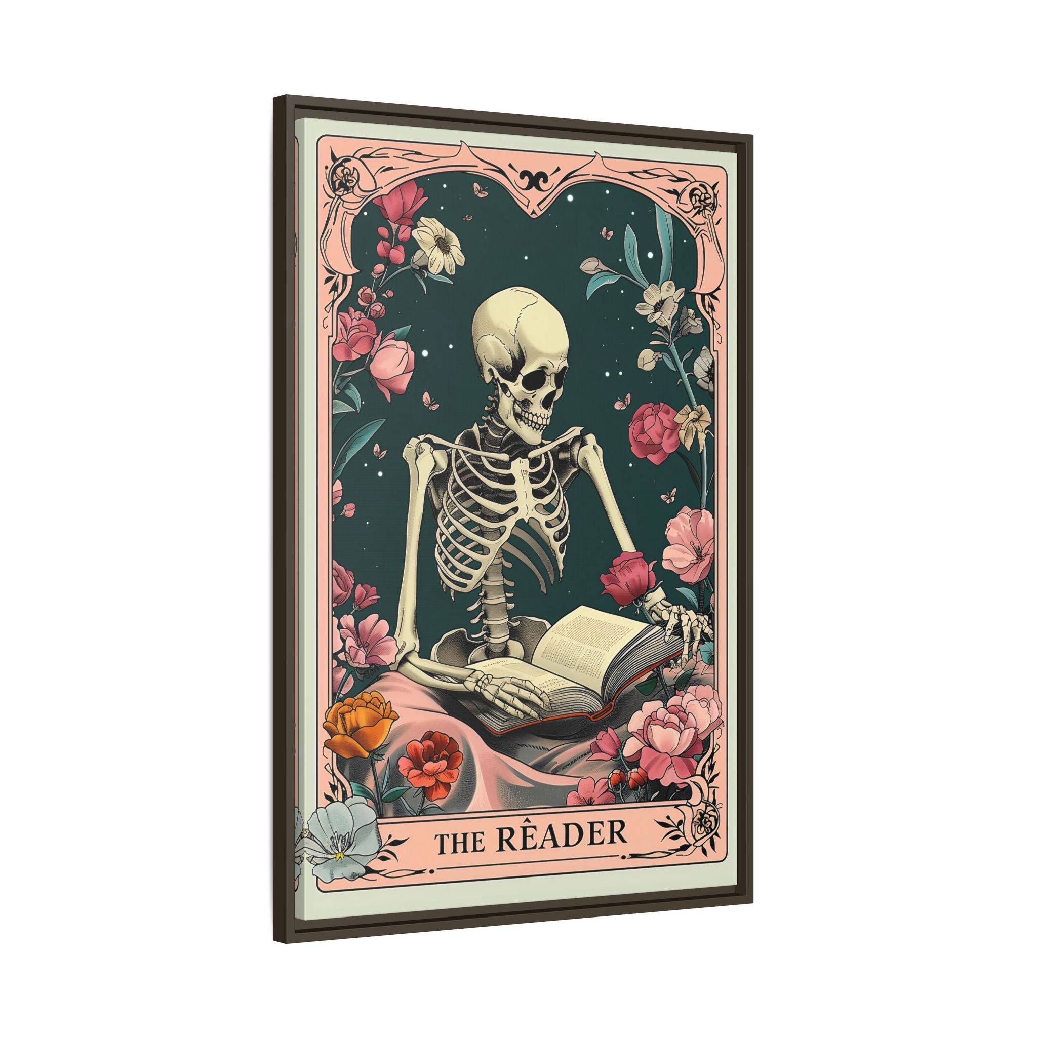 Framed Canvas - The Eternal Reader
