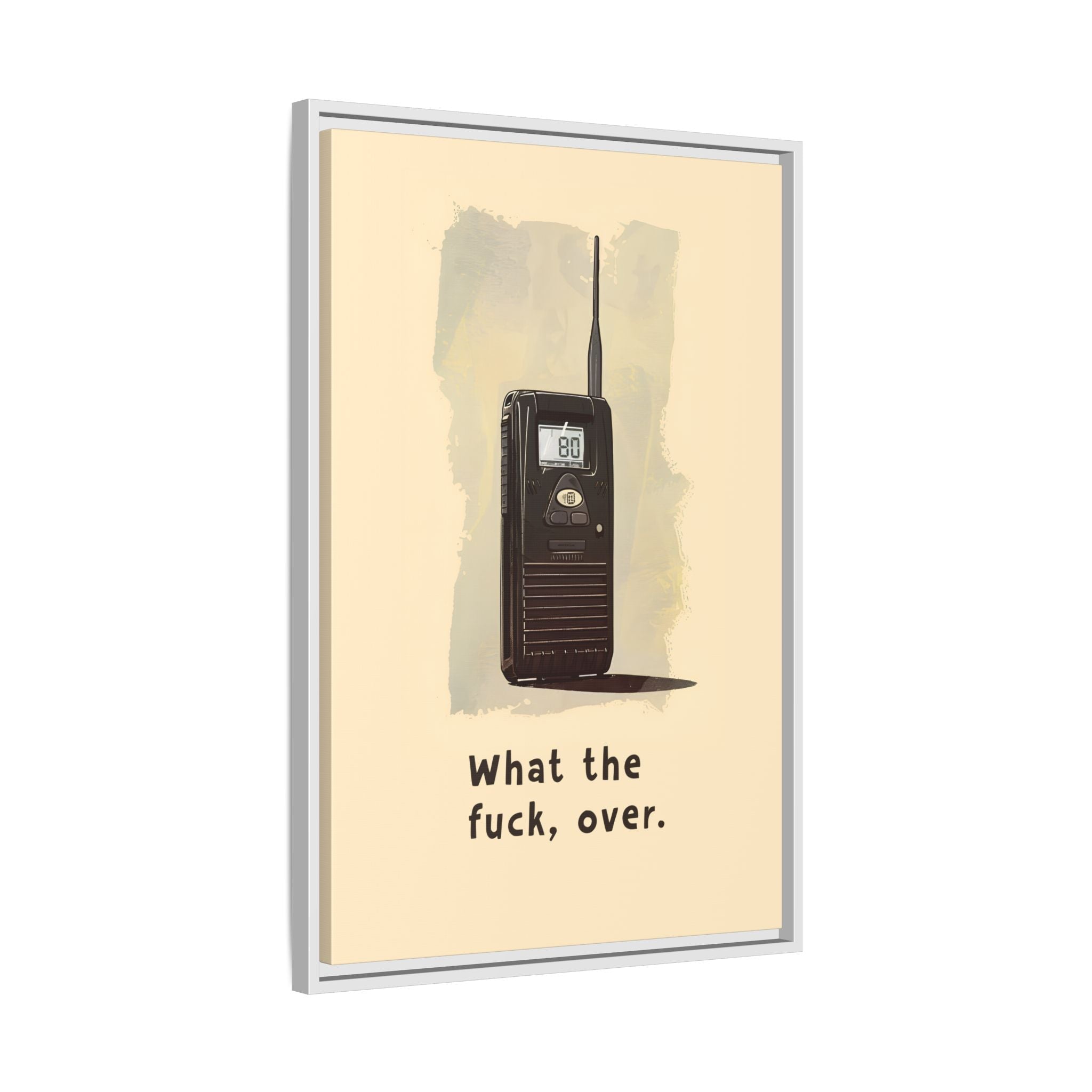 Framed Canvas - Walkie Talkie WTF Moment