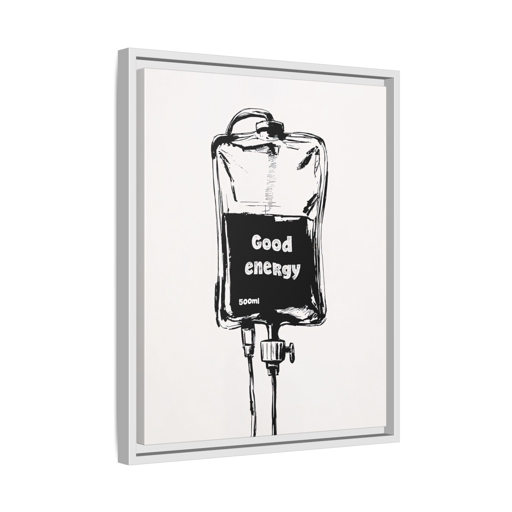 Framed Canvas - Good Energy IV Bag