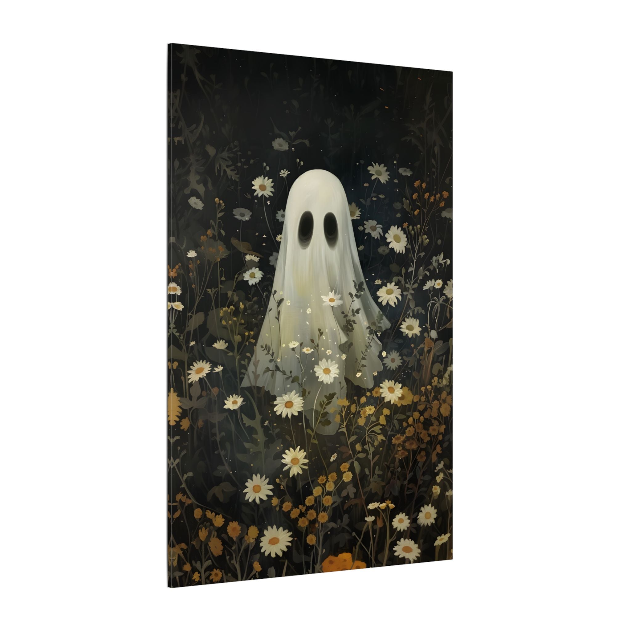 .75" Matte Canvas - Daisy Meadow Ghost