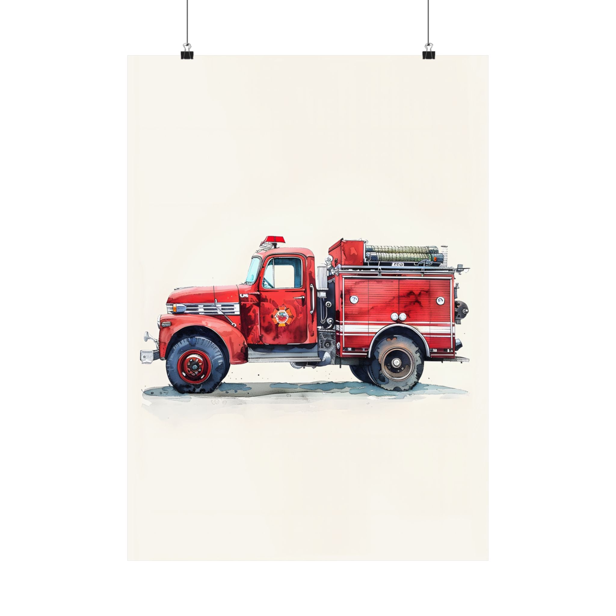 Vintage Firetruck Nursery