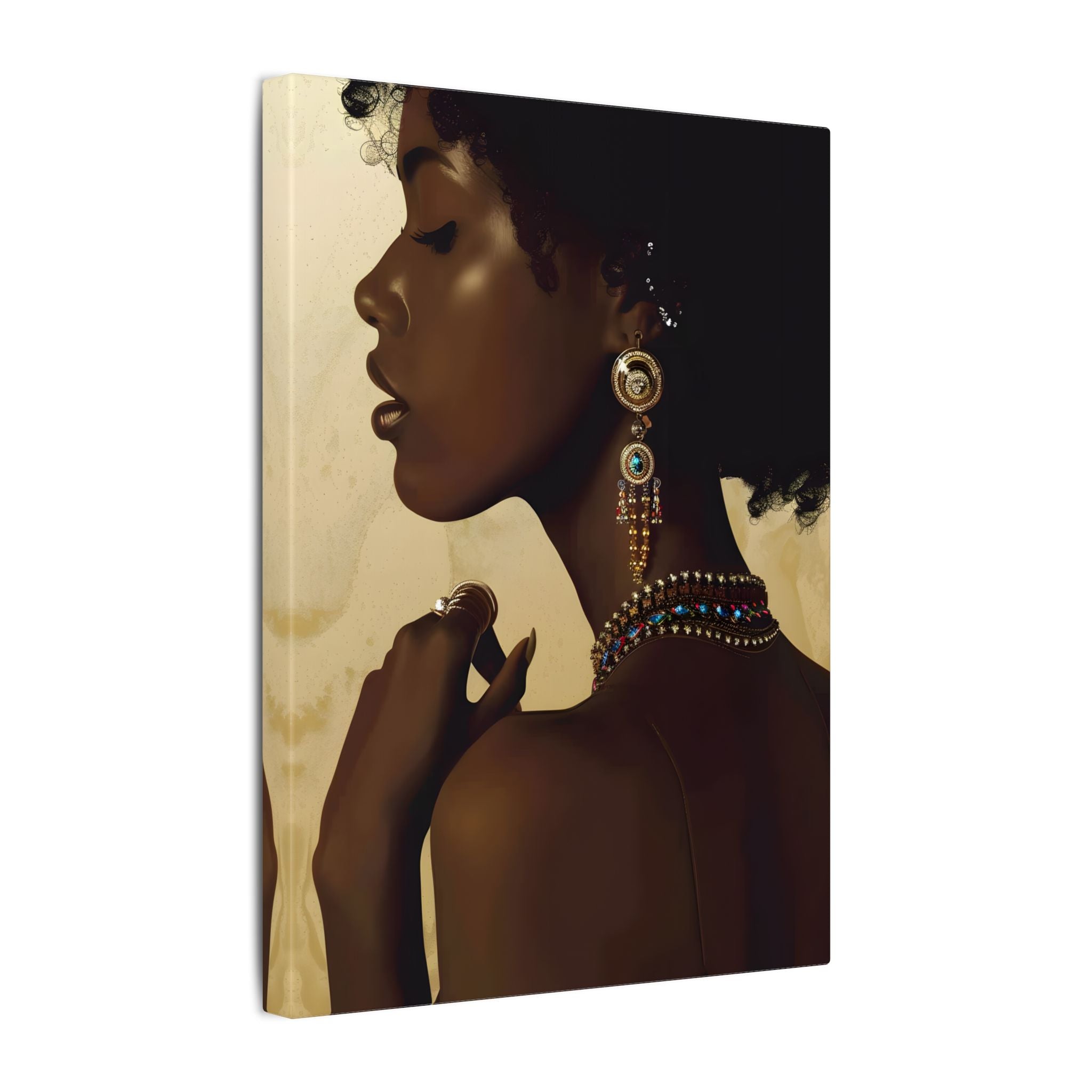 .75" Matte Canvas - Regal Jewel Toned Muse
