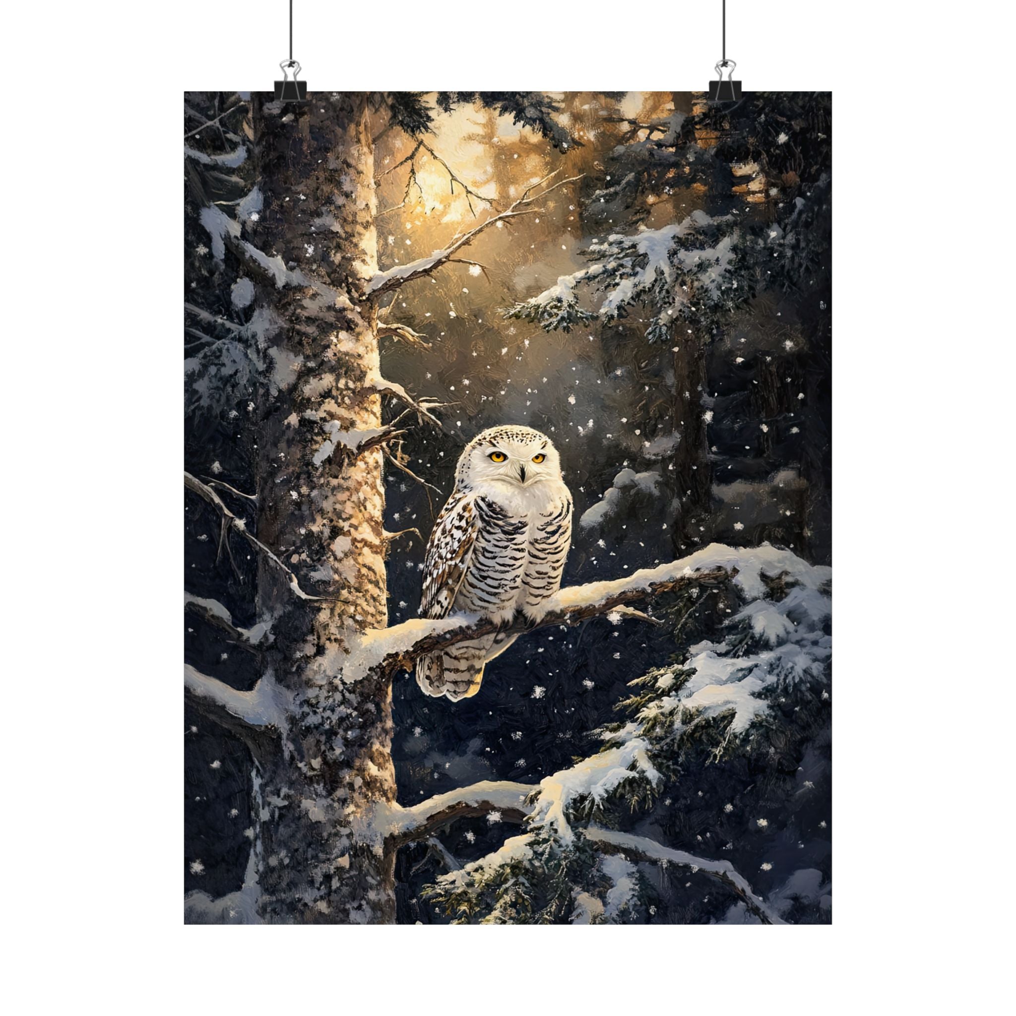 Silent Gaze Snow Owl