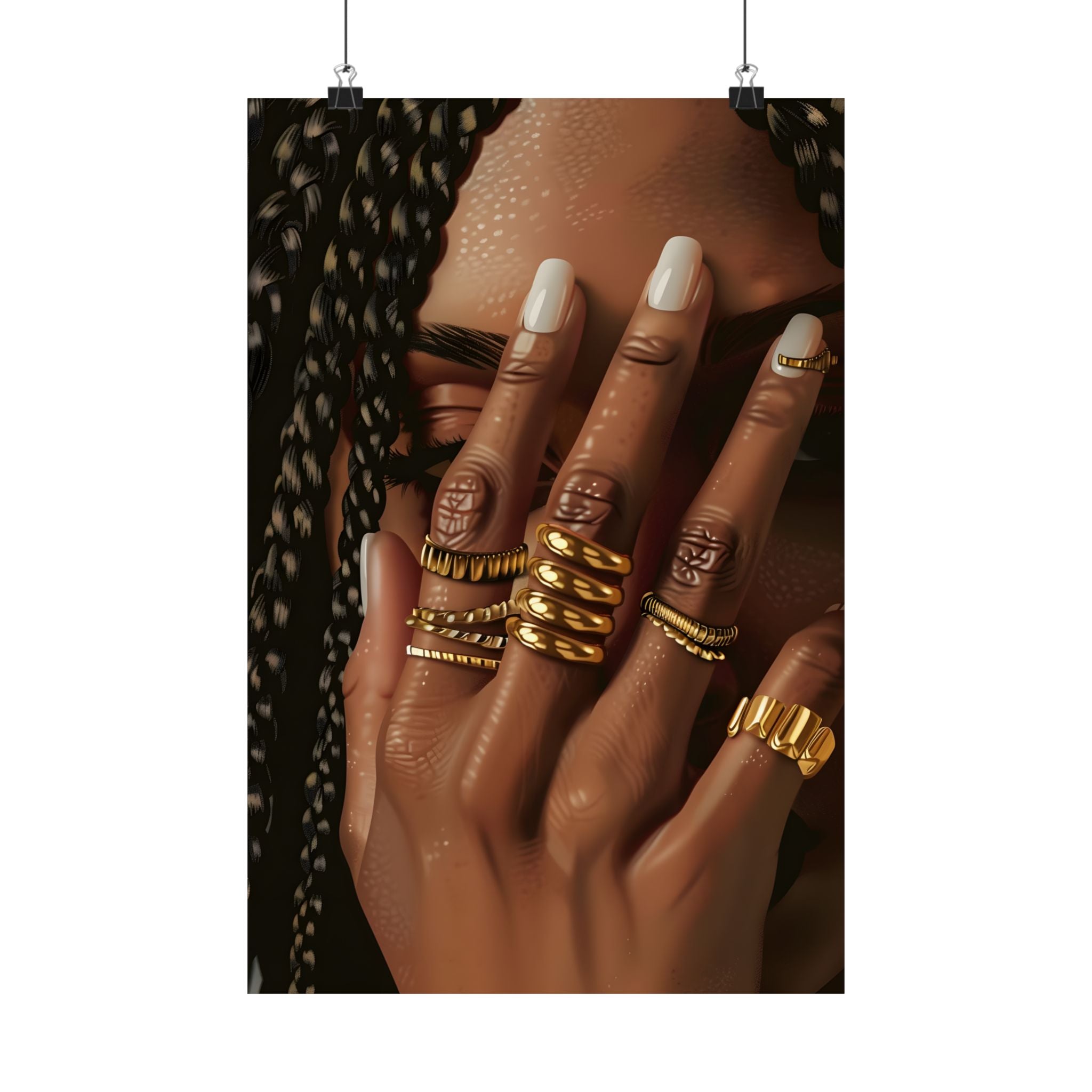 Braided Golden Ring Beauty