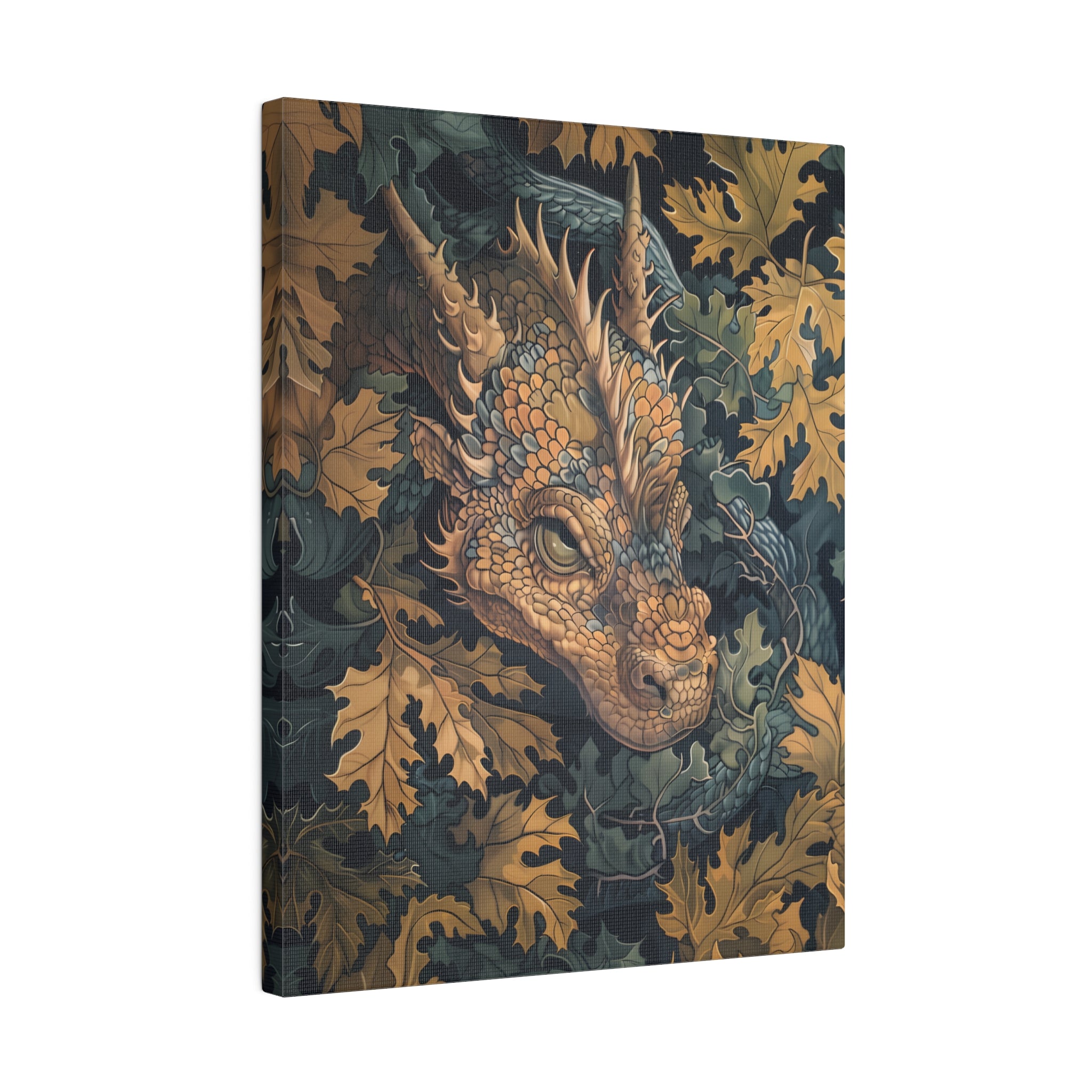 .75" Matte Canvas - Enchanted Forest Dragon