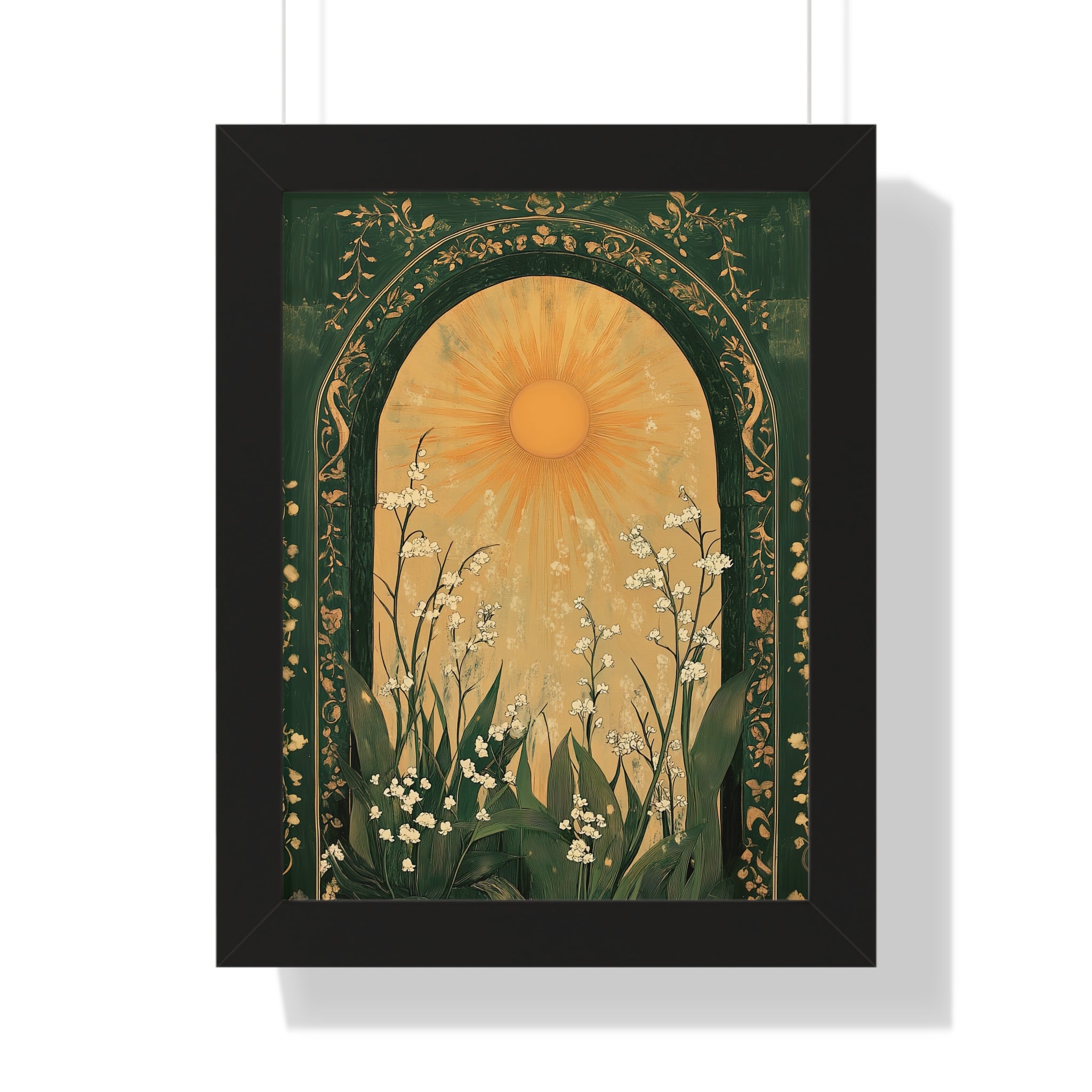 Framed Paper Print - Lily of the Valley Archway