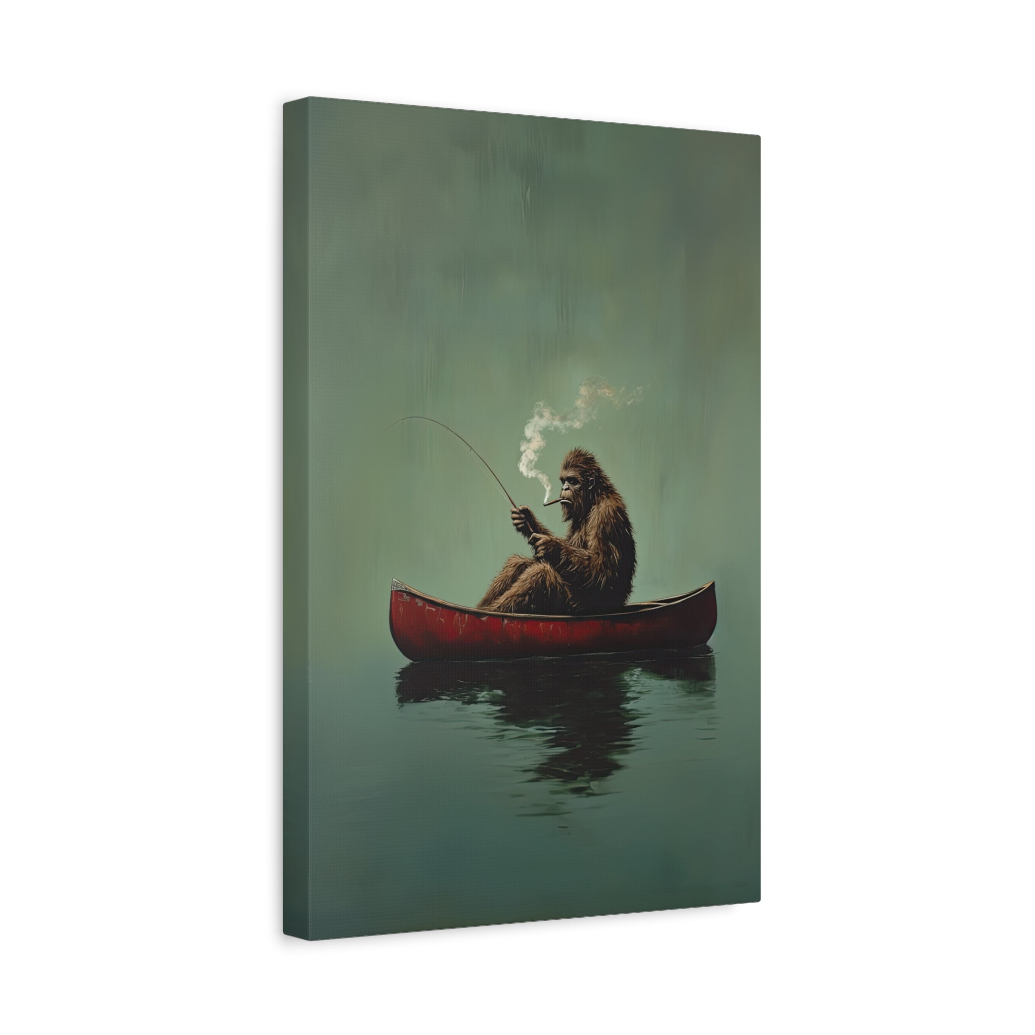 1.25" Matte Canvas - Bigfoot Canoe Adventure