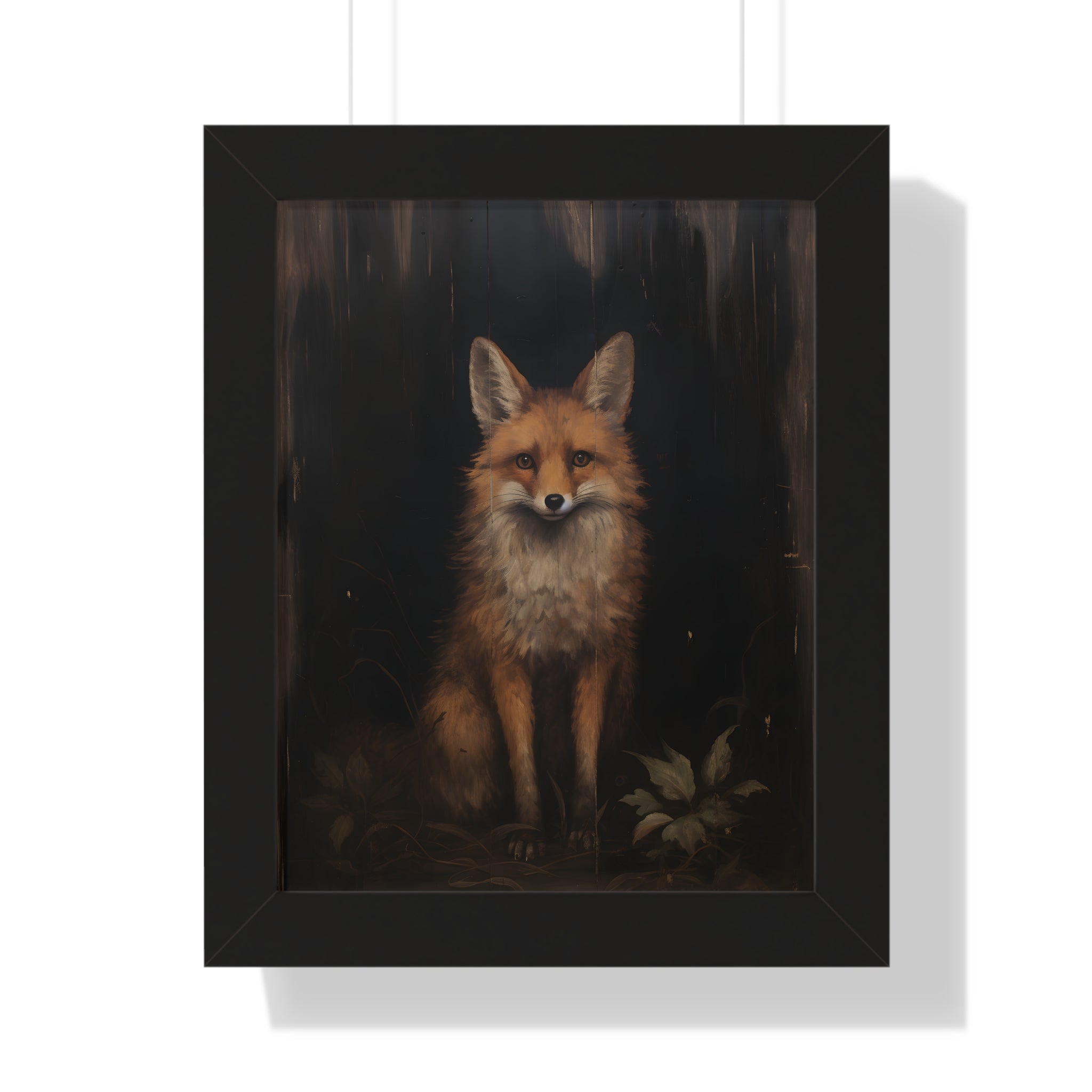 Framed Paper Print - Mystical Fox Gaze
