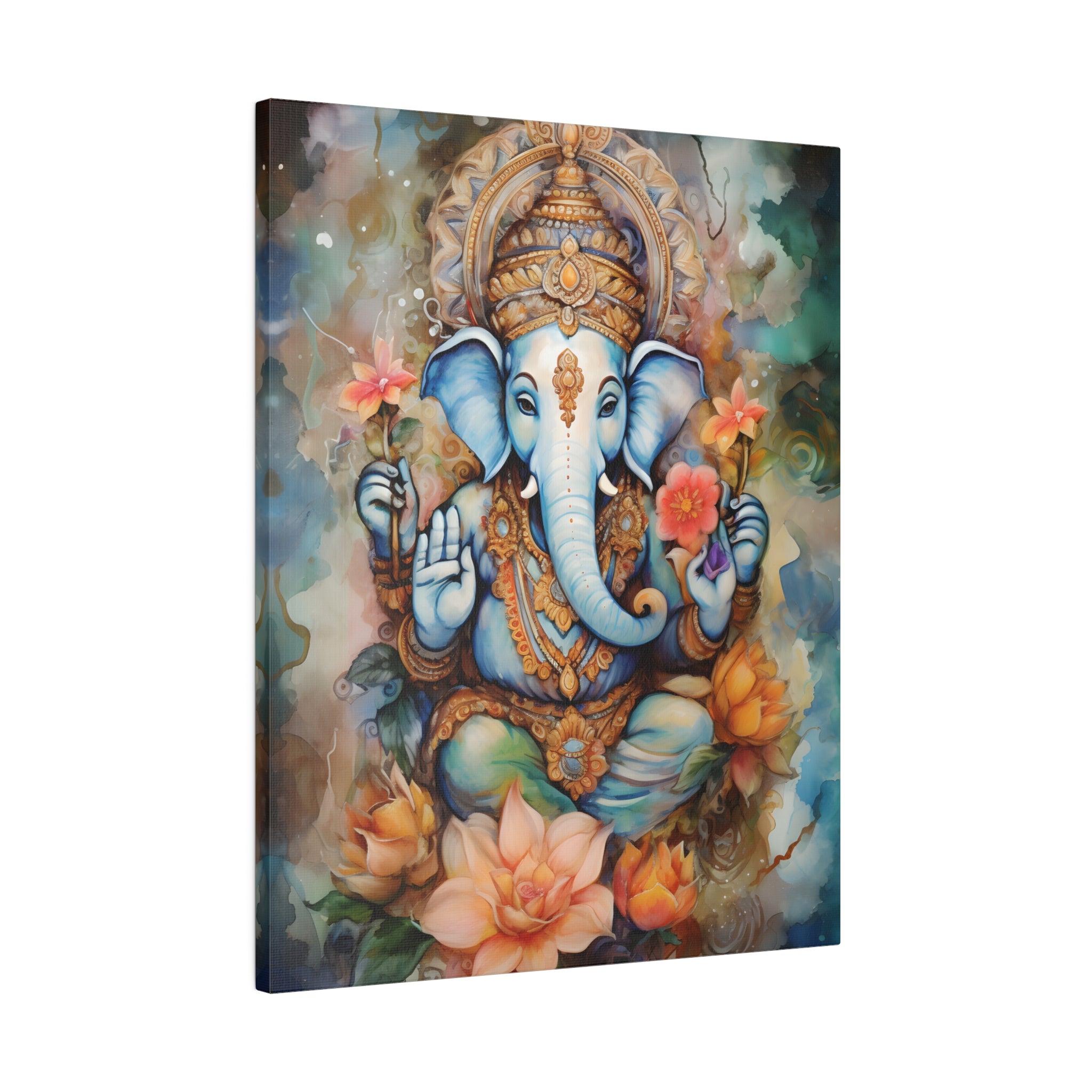 .75" Matte Canvas - Ganesha&